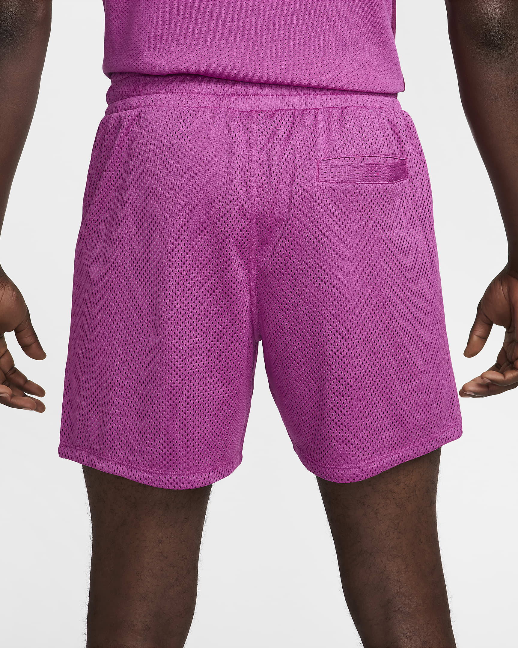 NikeCourt Slam Men's Dri-FIT Tennis Shorts - Hot Fuchsia/White