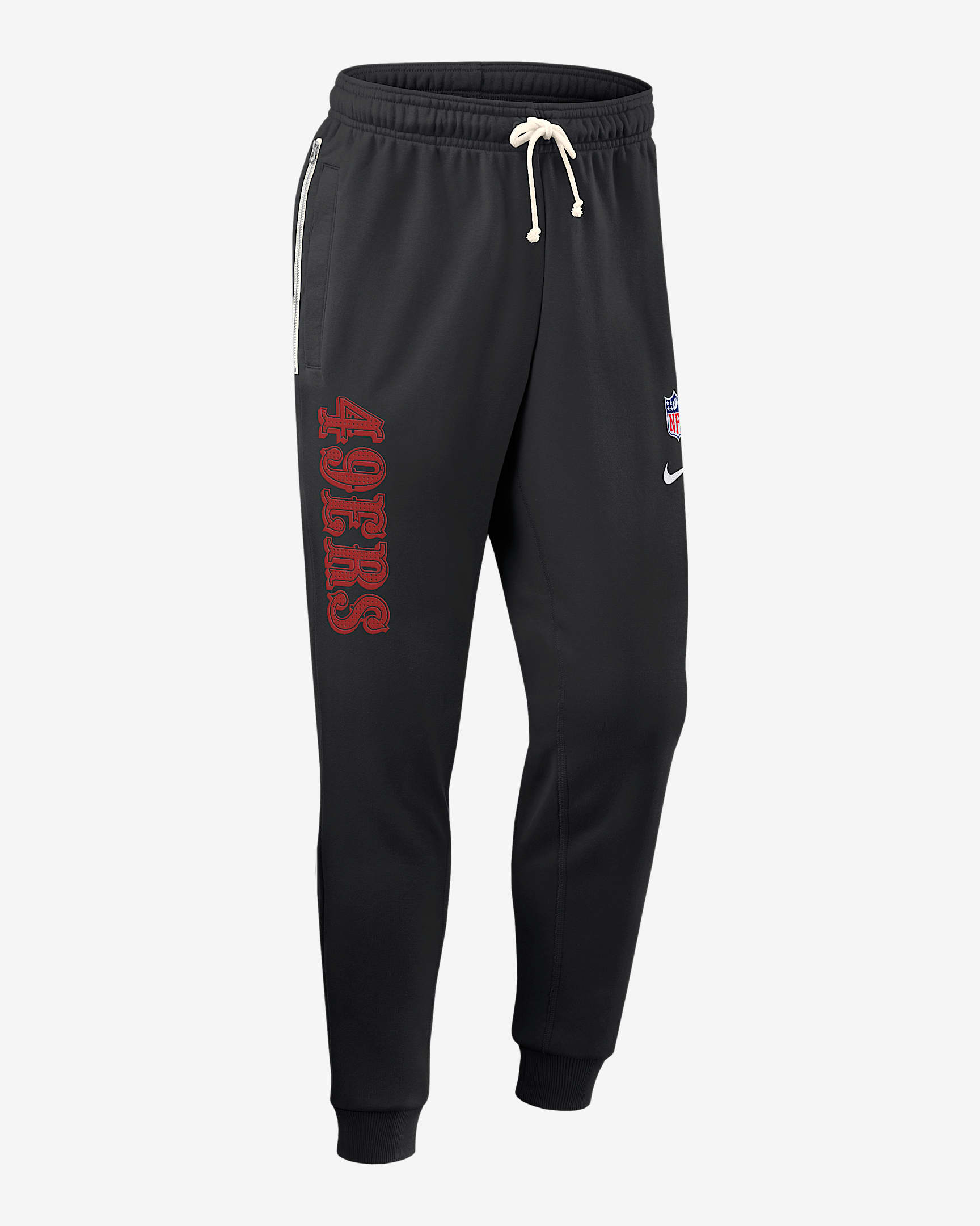 San Francisco 49ers Ground Game Sideline Men's Nike Dri-FIT NFL Taper Pants - Black