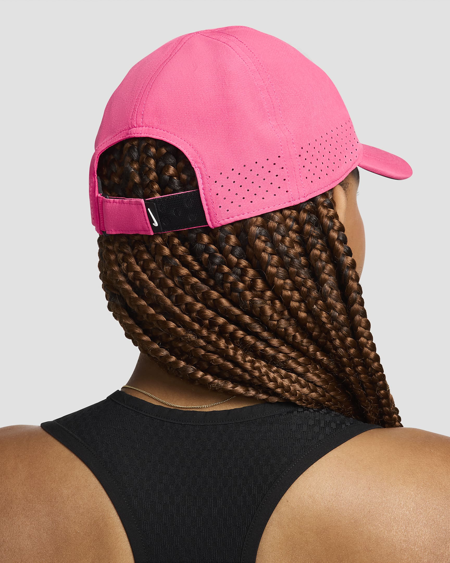 Nike Dri-FIT ADV Club Unstructured Tennis Cap - Aster Pink/Hot Punch