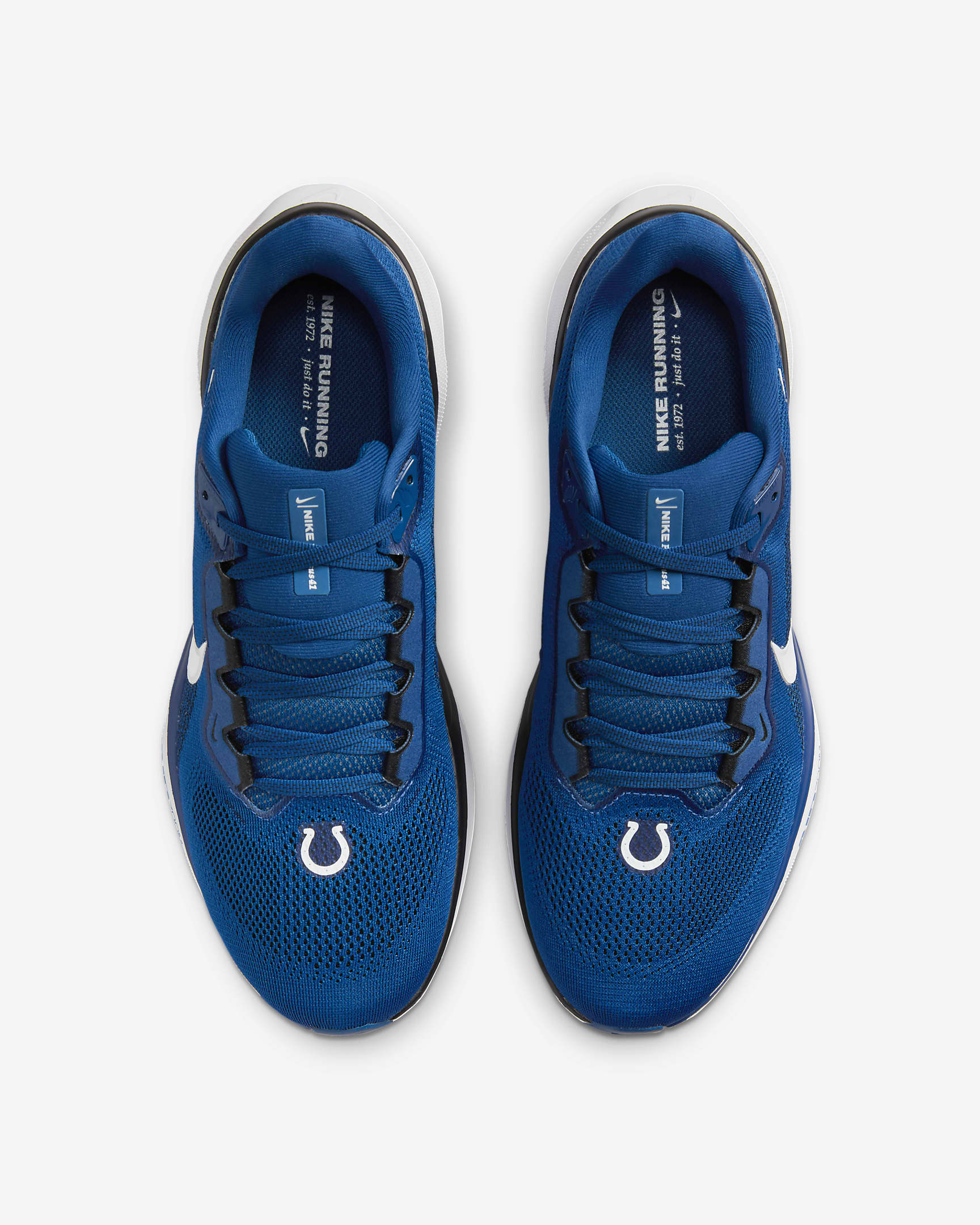 Tenis de correr en pavimento para hombre Nike Pegasus 41 NFL Indianapolis Colts - Azul gimnasio/Blanco/Negro/Blanco