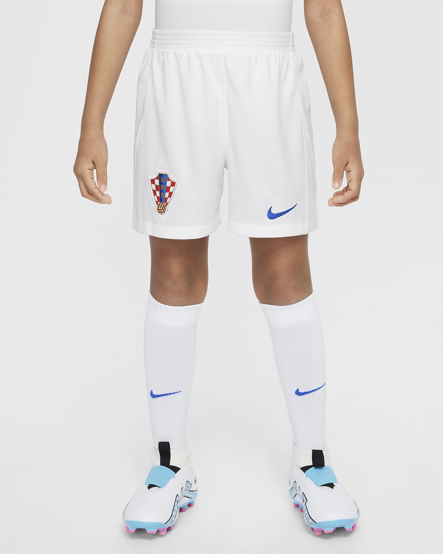 Kroatien 2024/25 Stadium Home Nike Replika-Fußballtrikot (jüngere Kinder) - Weiß/University Red/Weiß