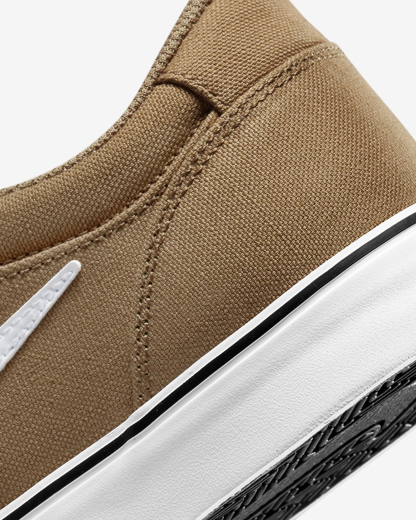 Nike SB Chron 2 Canvas Skate Shoe - Dark Driftwood/Dark Driftwood/Black/White