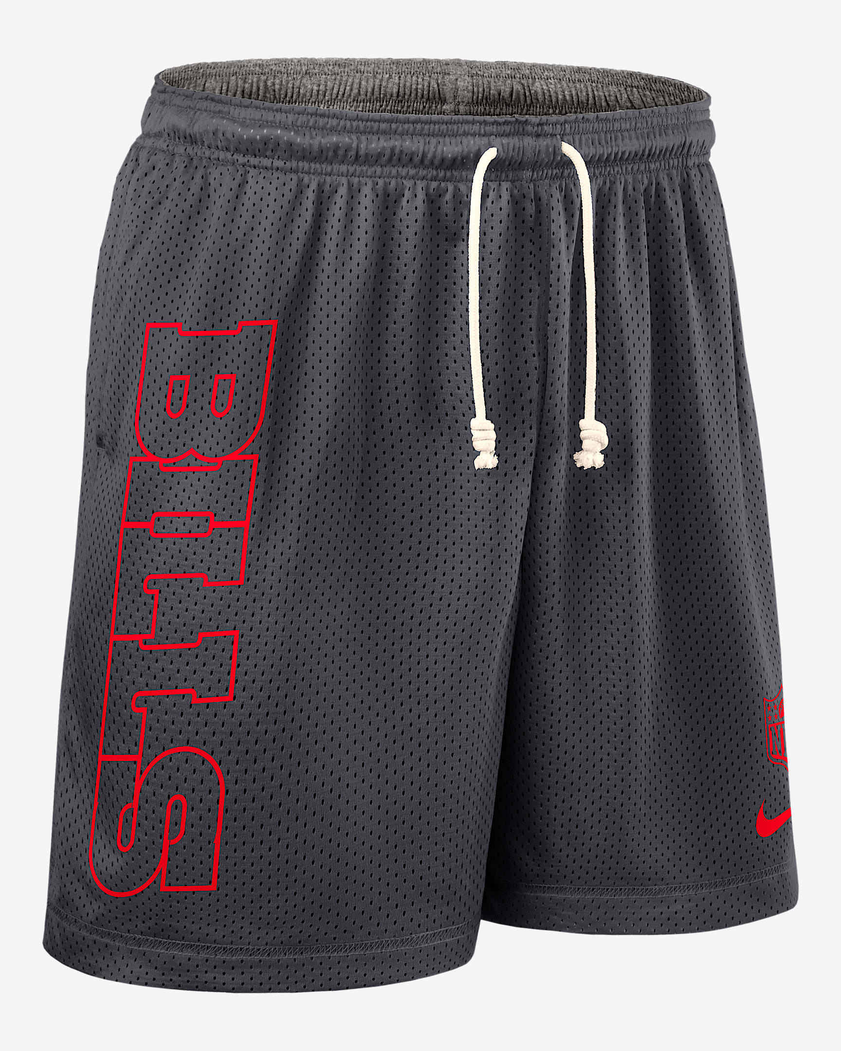 Buffalo Bills Sideline Reversible Men’s Nike Dri-FIT NFL Shorts - Grey