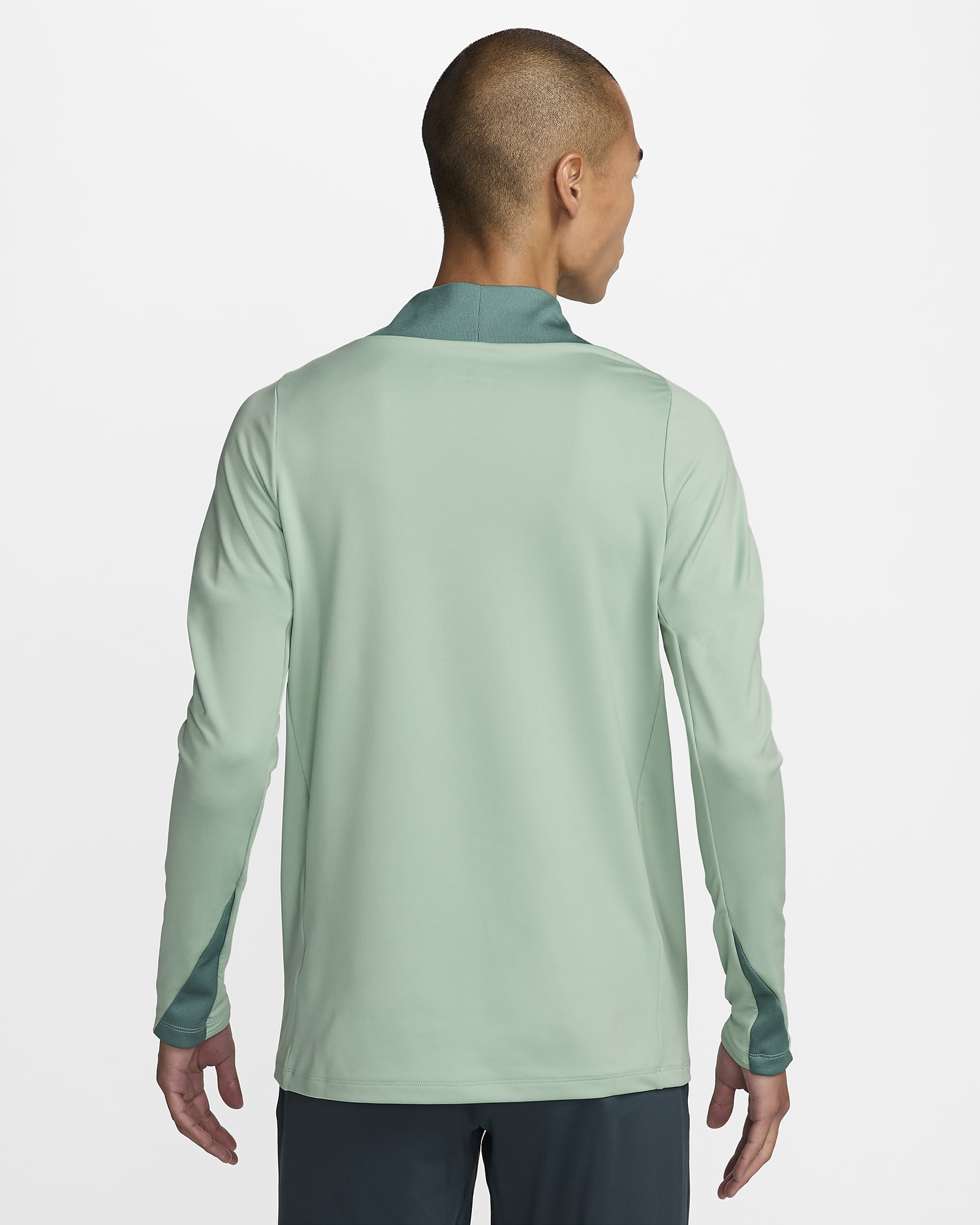 Camisola de treino de futebol Nike Dri-FIT do terceiro equipamento Strike Tottenham Hotspur para homem - Verde Enamel/Bicoastal/Faded Spruce