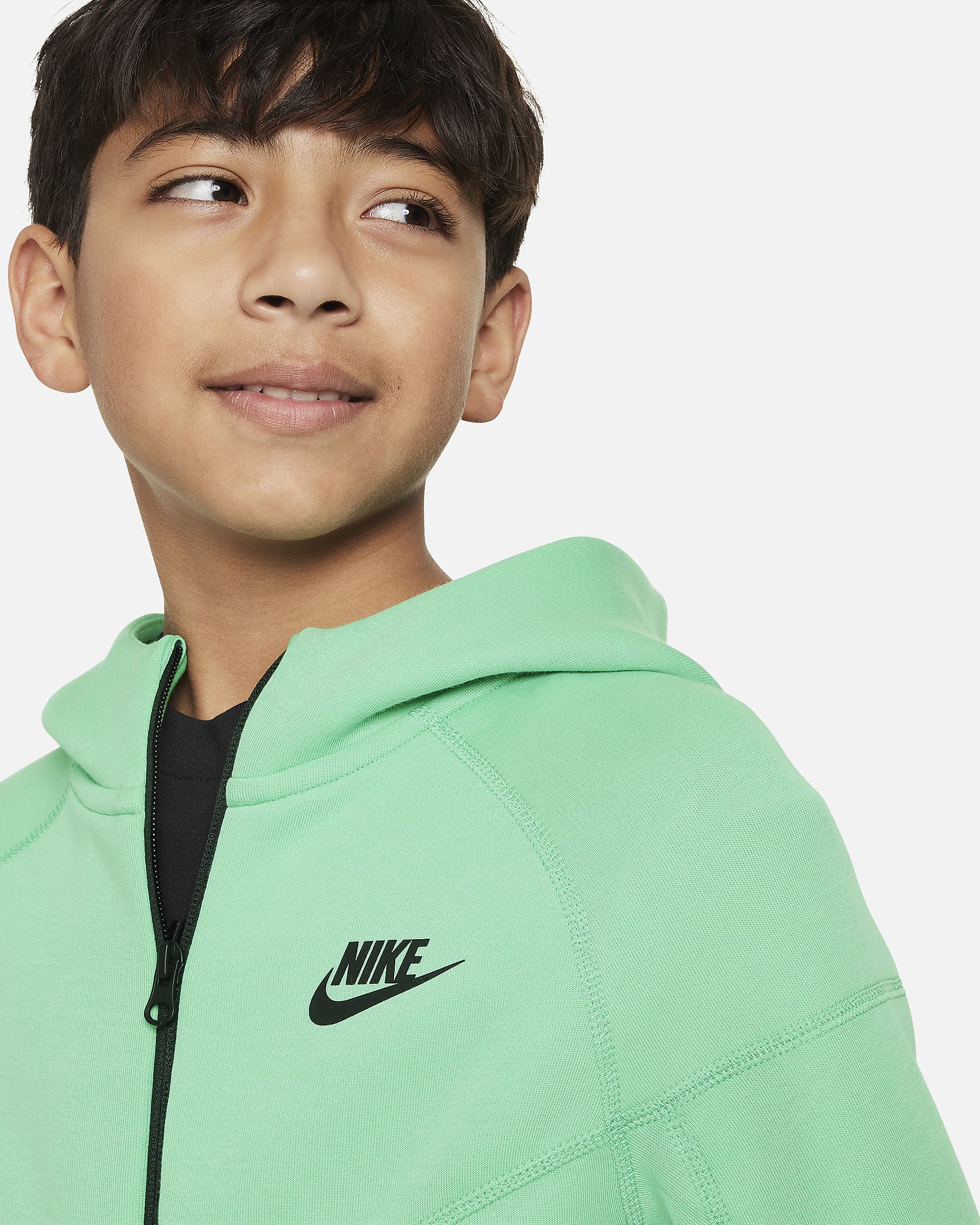 Nike Sportswear Tech Fleece Big Kids' (Boys') Full-Zip Hoodie. Nike.com