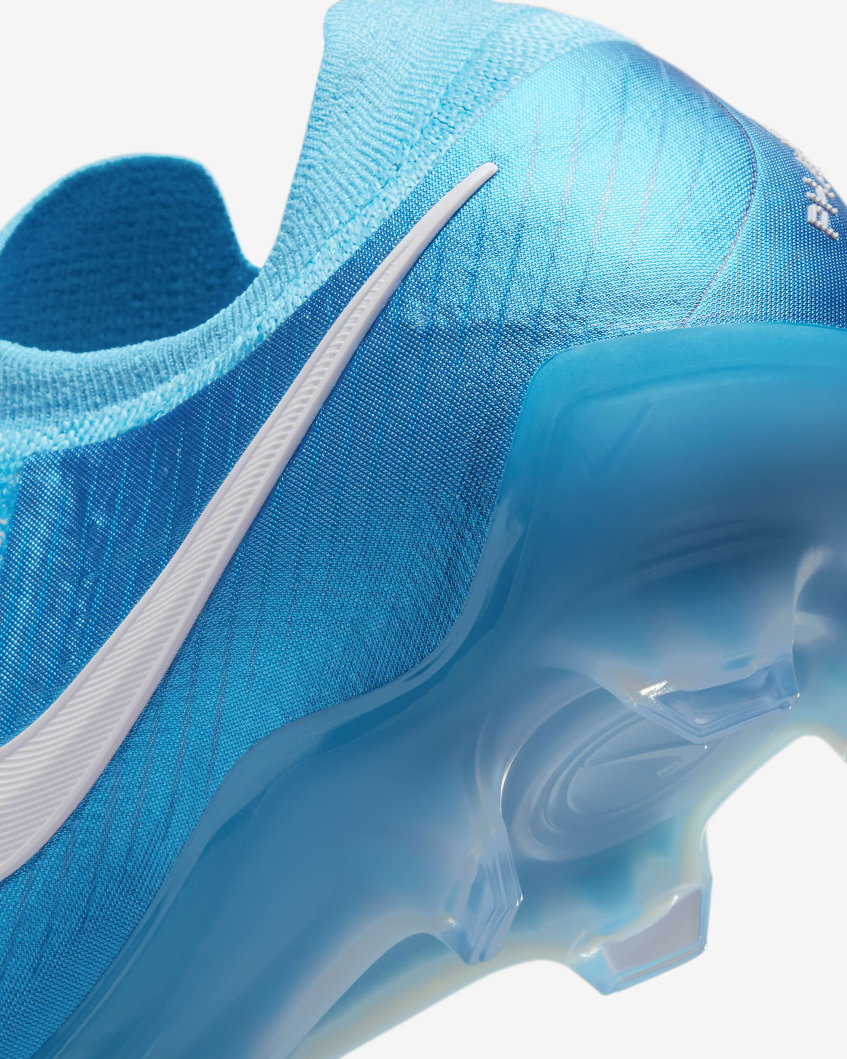 Nike Phantom GX 2 Elite FG alacsony szárú, stoplis futballcipő - Blue Fury/Fehér