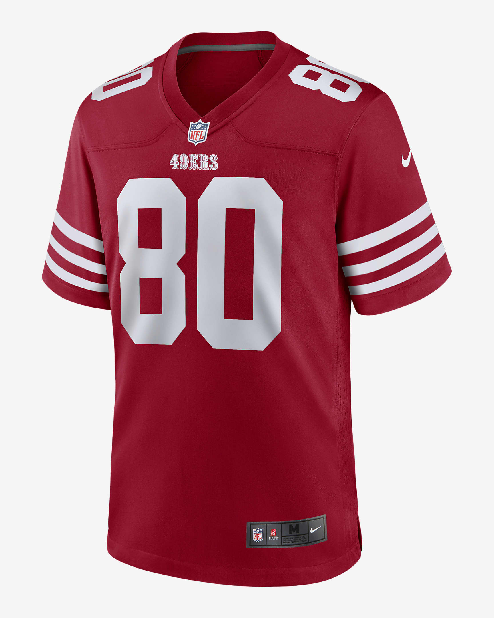 NFL San Francisco 49ers (Jerry Rice) Men's Game Football Jersey - Scarlet