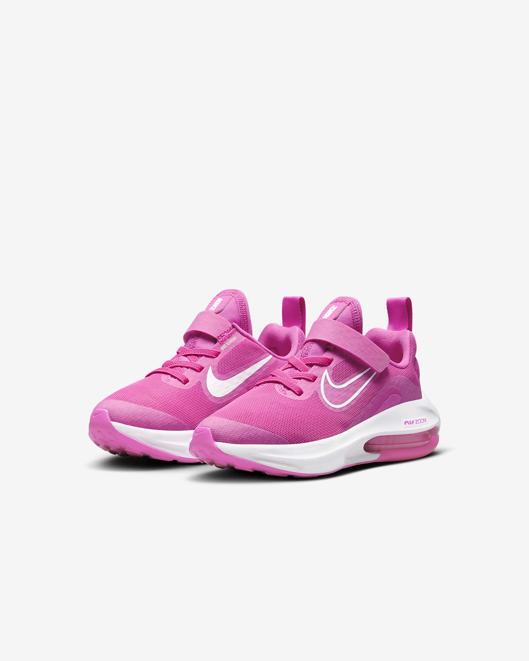 Nike Air Zoom Arcadia 2 Little Kids' Shoes - Laser Fuchsia/White/White