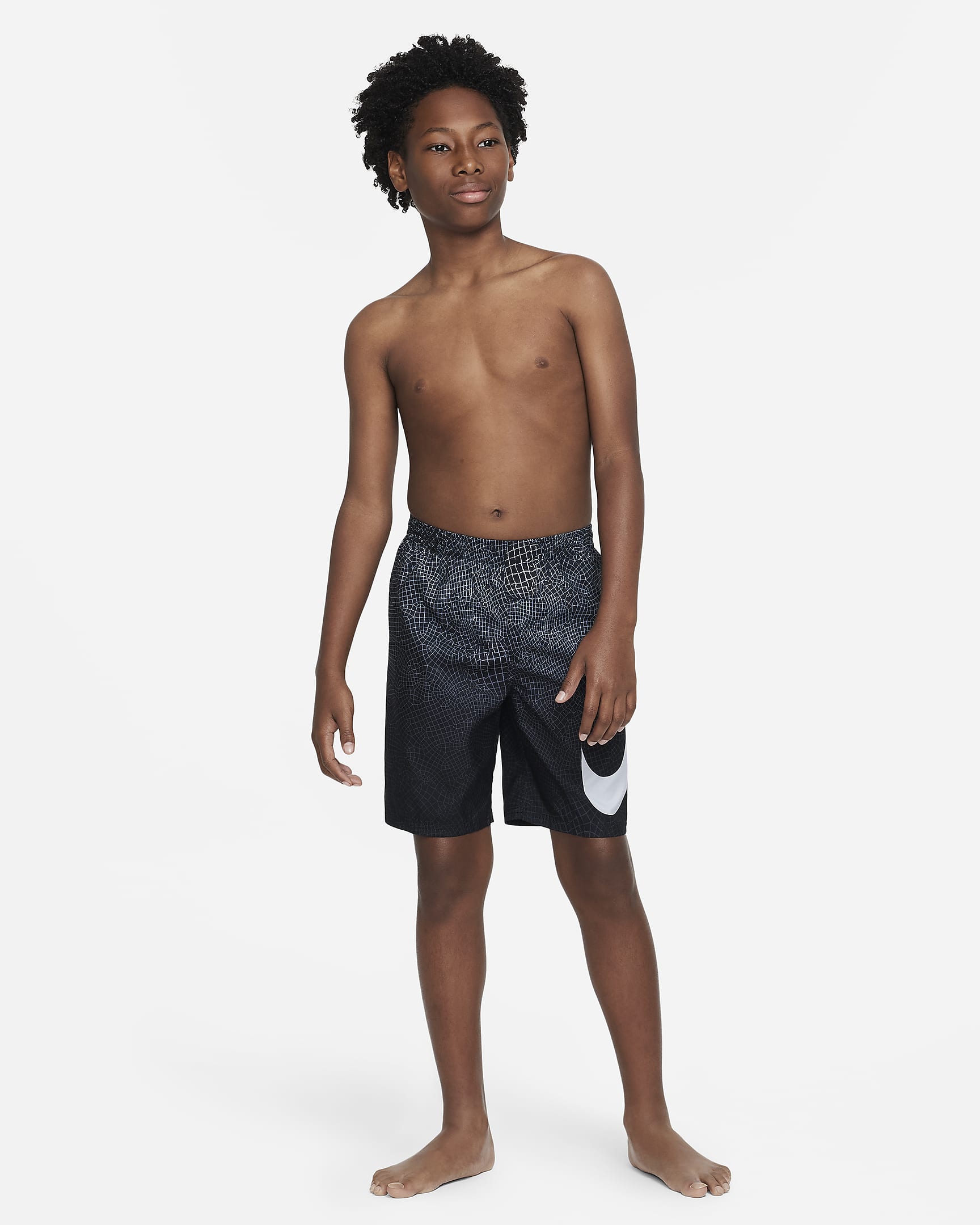 Nike Big Kids' (Boys') 7" Volley Shorts - Black