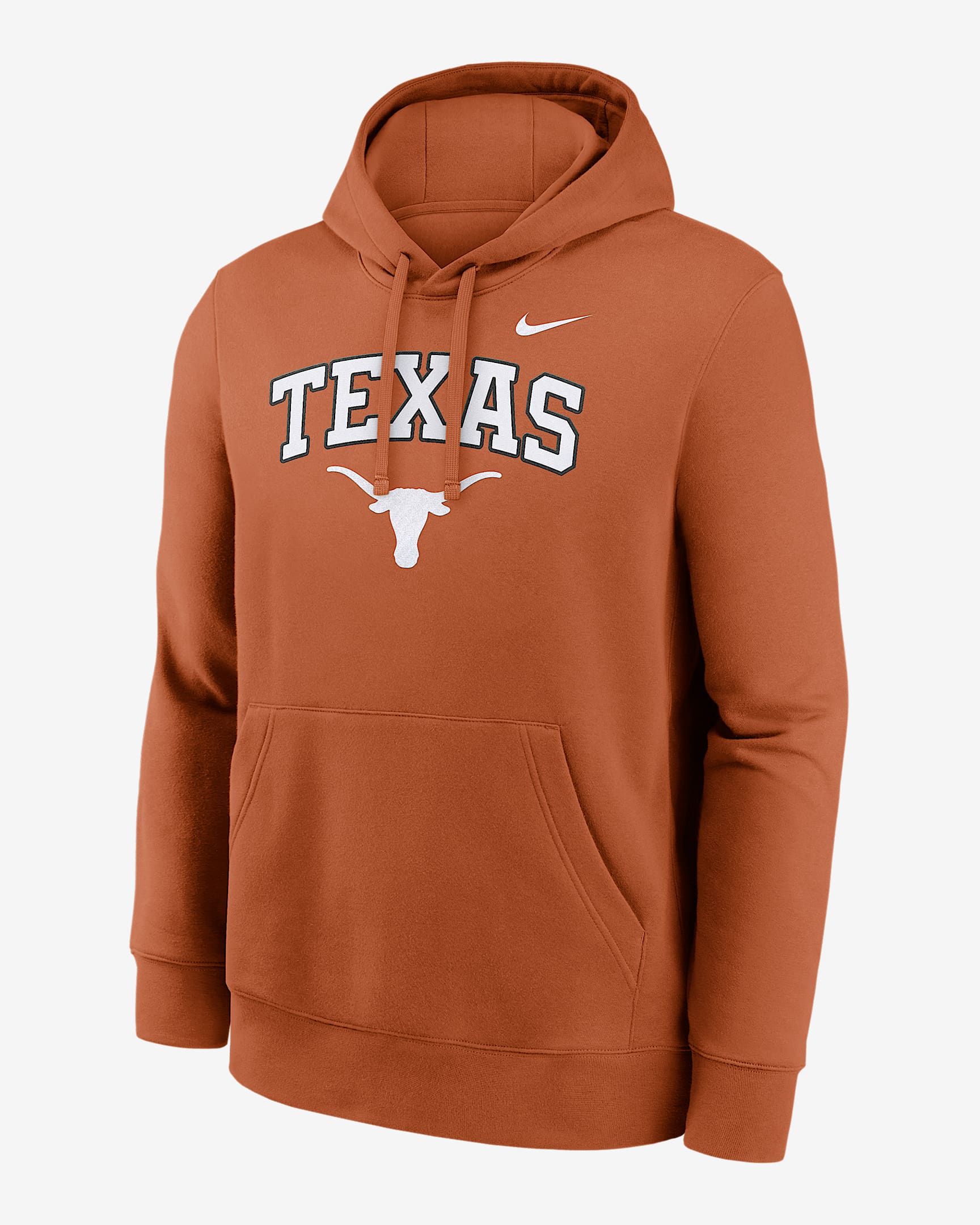 Texas Arch Men's Nike College Pullover Hoodie - Burnt Orange