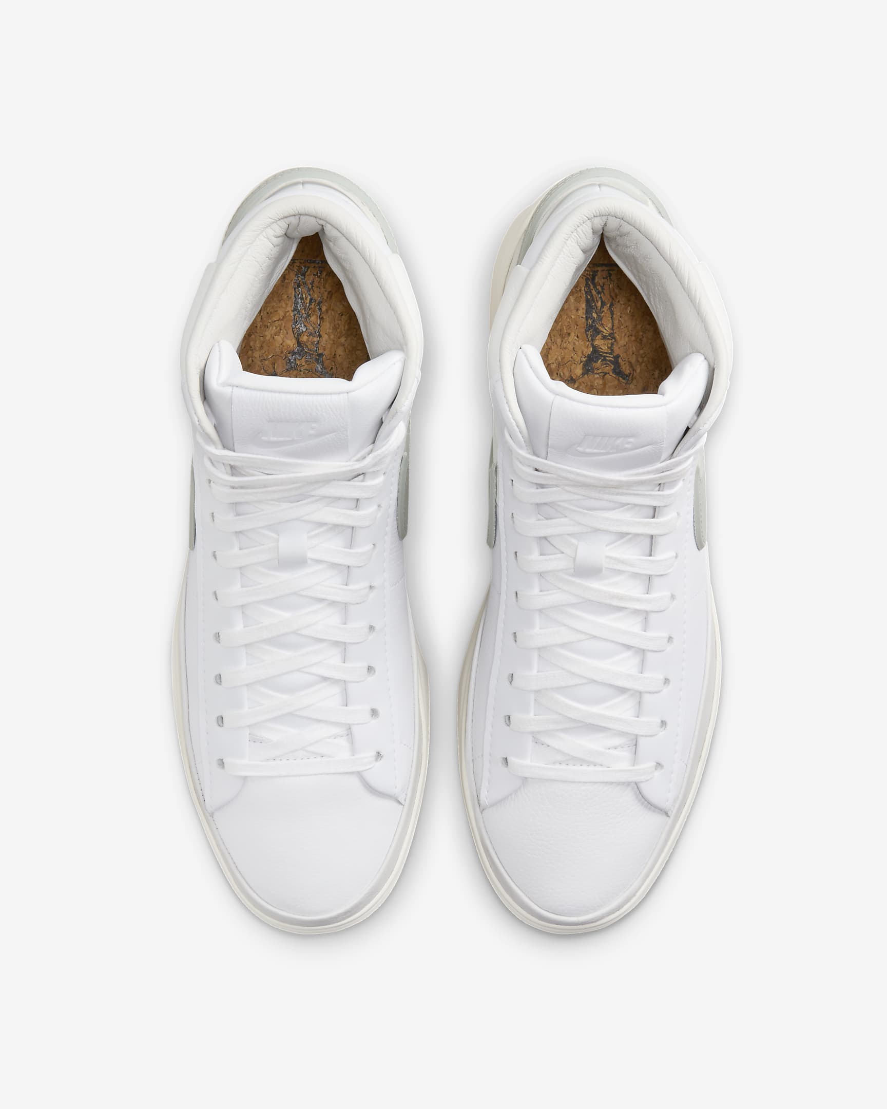 Nike Blazer Phantom Mid Men's Shoes - White/Summit White/Phantom/Light Pumice