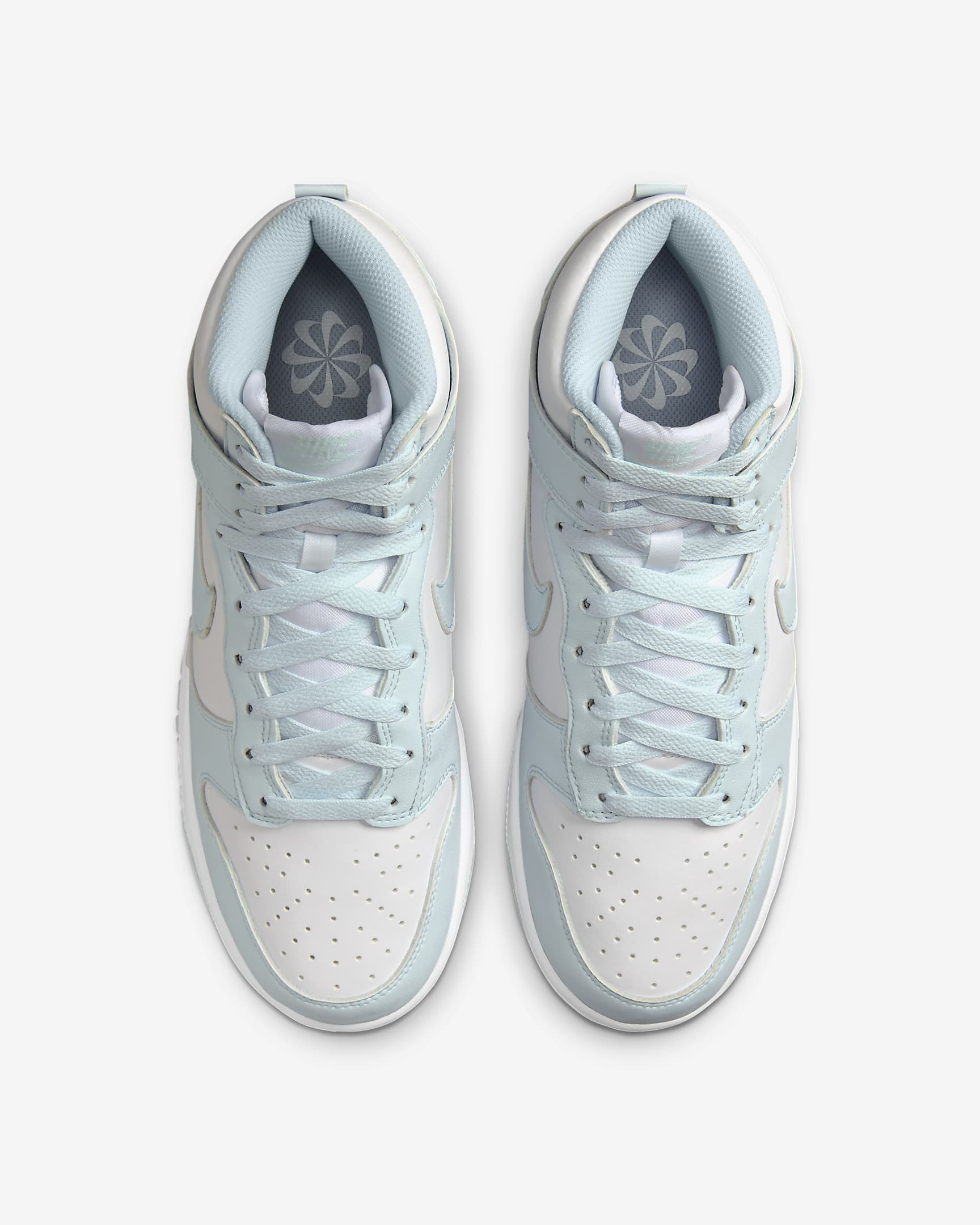 Nike Dunk High Next Nature Women's Shoes - White/White/Glacier Blue