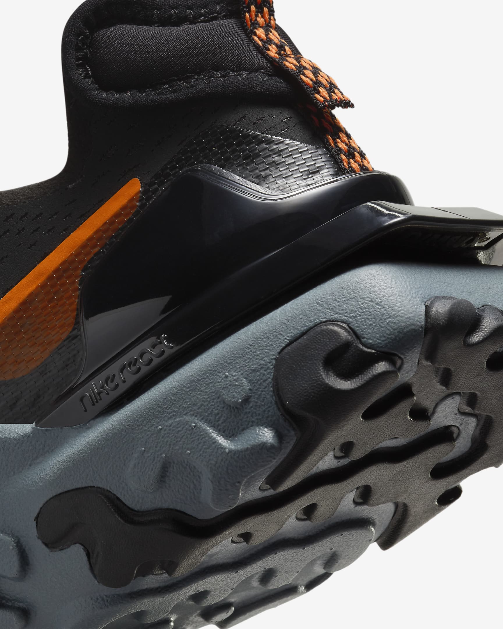 Skor Nike React Vision för män - Svart/Safety Orange/Anthracite/Cool Grey