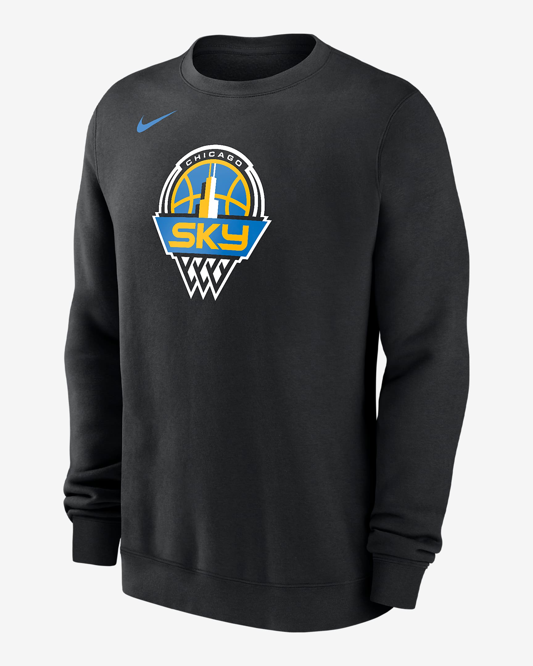 Chicago Sky Club Fleece Men's Nike WNBA Sweatshirt - Black