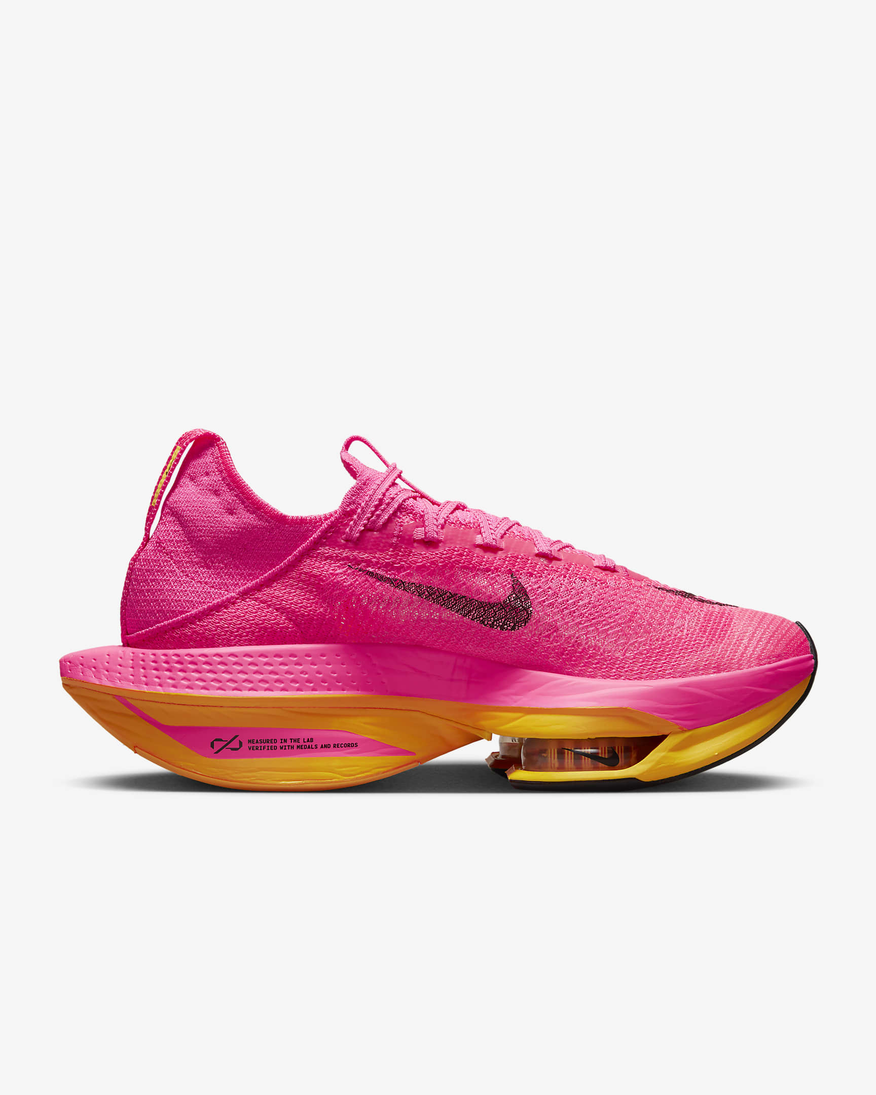 Tenis de correr en pavimento para mujer Nike Alphafly 2 - Hiperrosa/Naranja láser/Blanco/Negro