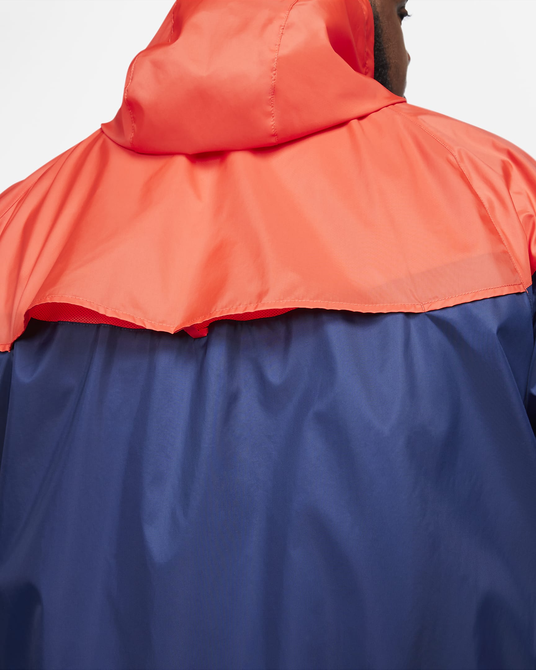 Nike Sportswear Windrunner Men's Hooded Jacket - Midnight Navy/Light Crimson/Midnight Navy