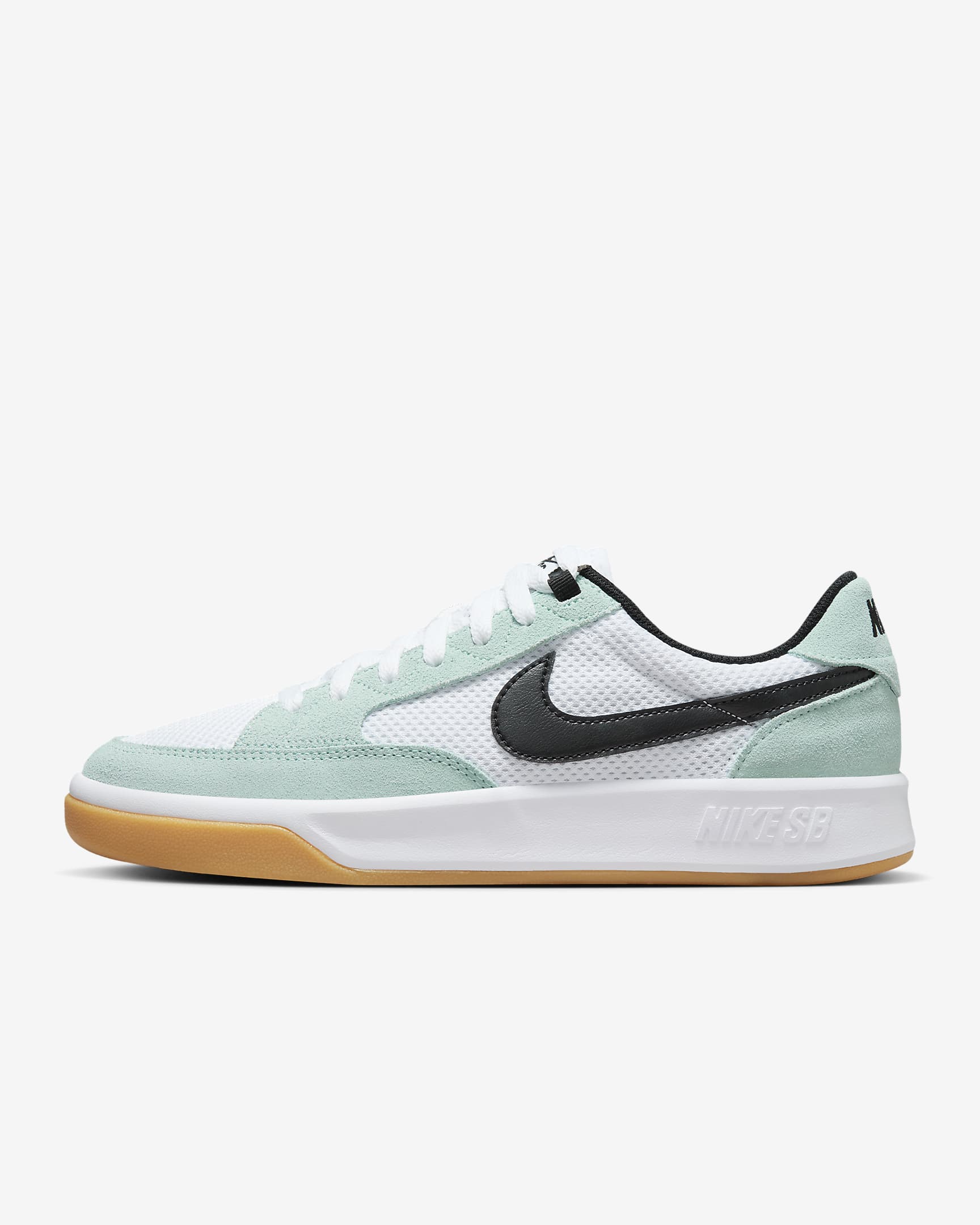 Nike SB Adversary Skate Shoes - Light Dew/White/Gum Light Brown/Black