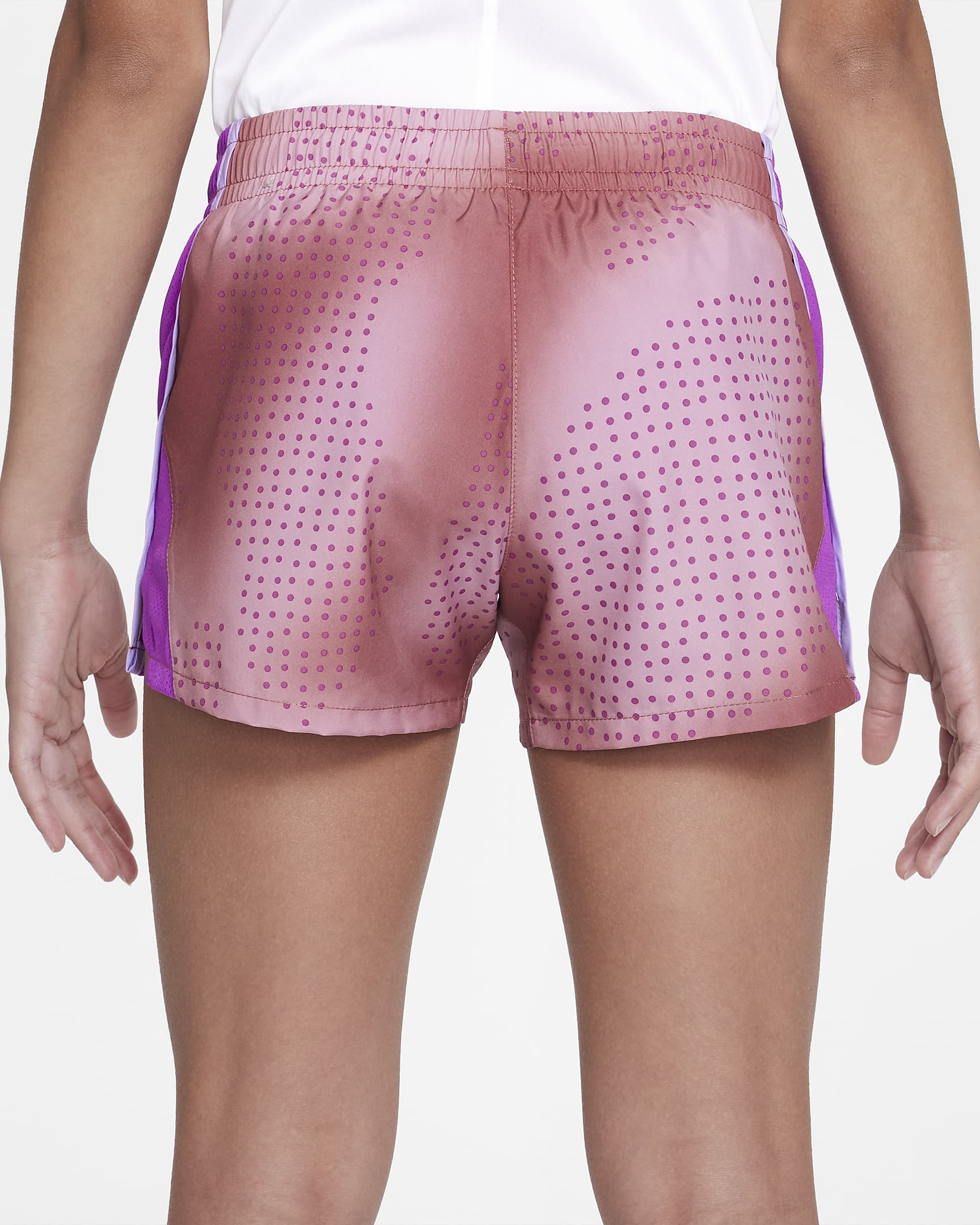 Nike DriFIT Sport Essentials+ 10K2 Big Kids' (Girls') Running Shorts.