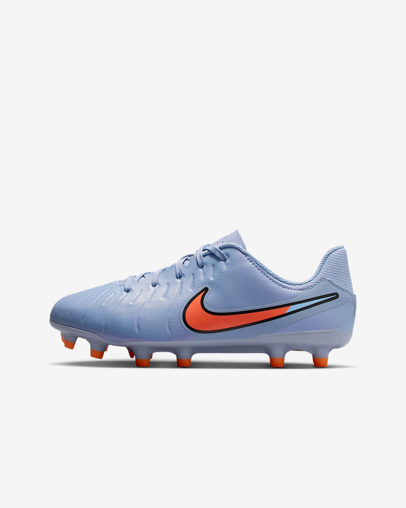 Nike Jr. Tiempo Legend 10 Academy Younger/Older Kids' Multi-Ground Low-Top Football Boot - Blue Eclipse/Black