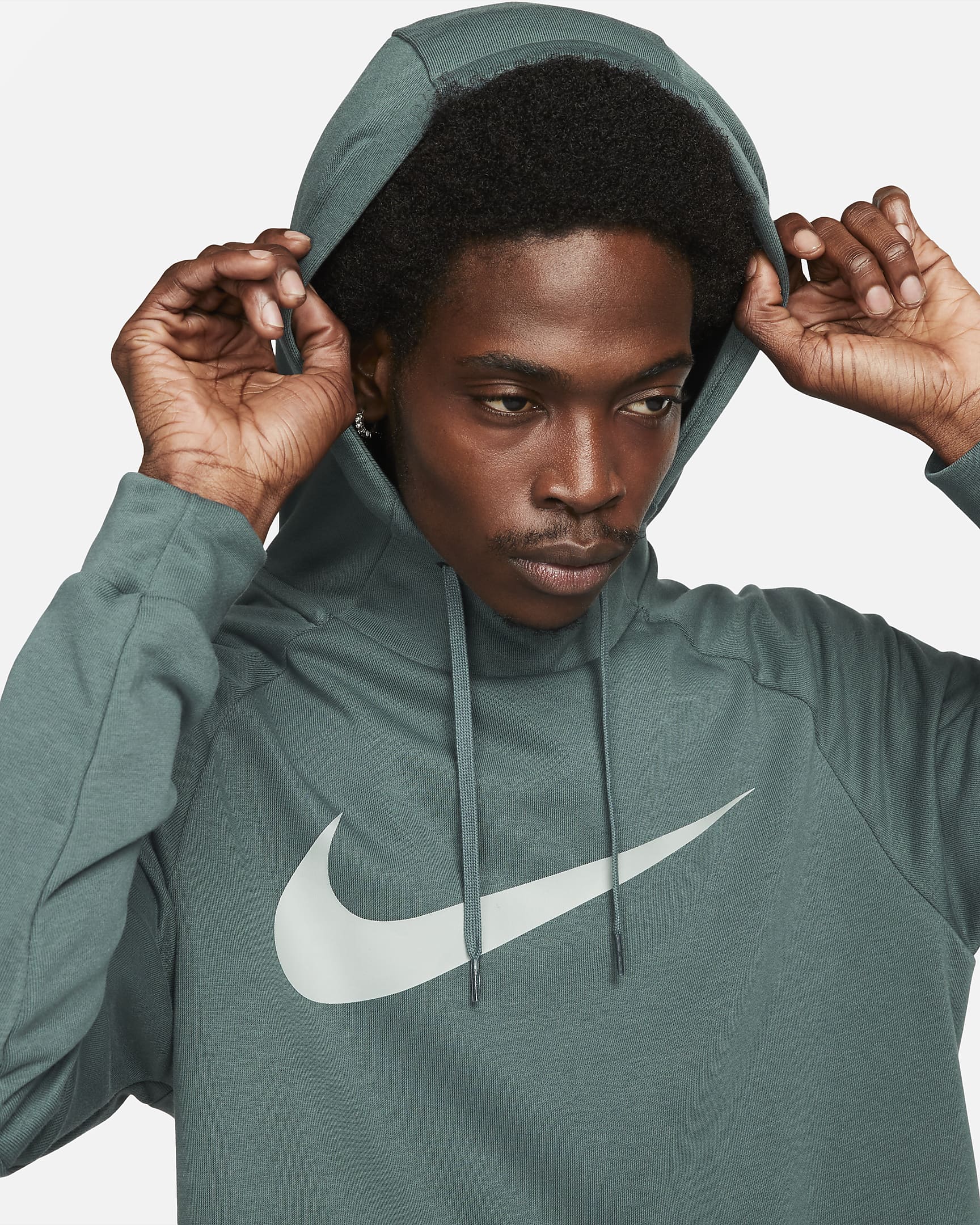 Nike Dry Graphic Men's Dri-FIT Hooded Fitness Pullover Hoodie. Nike IE