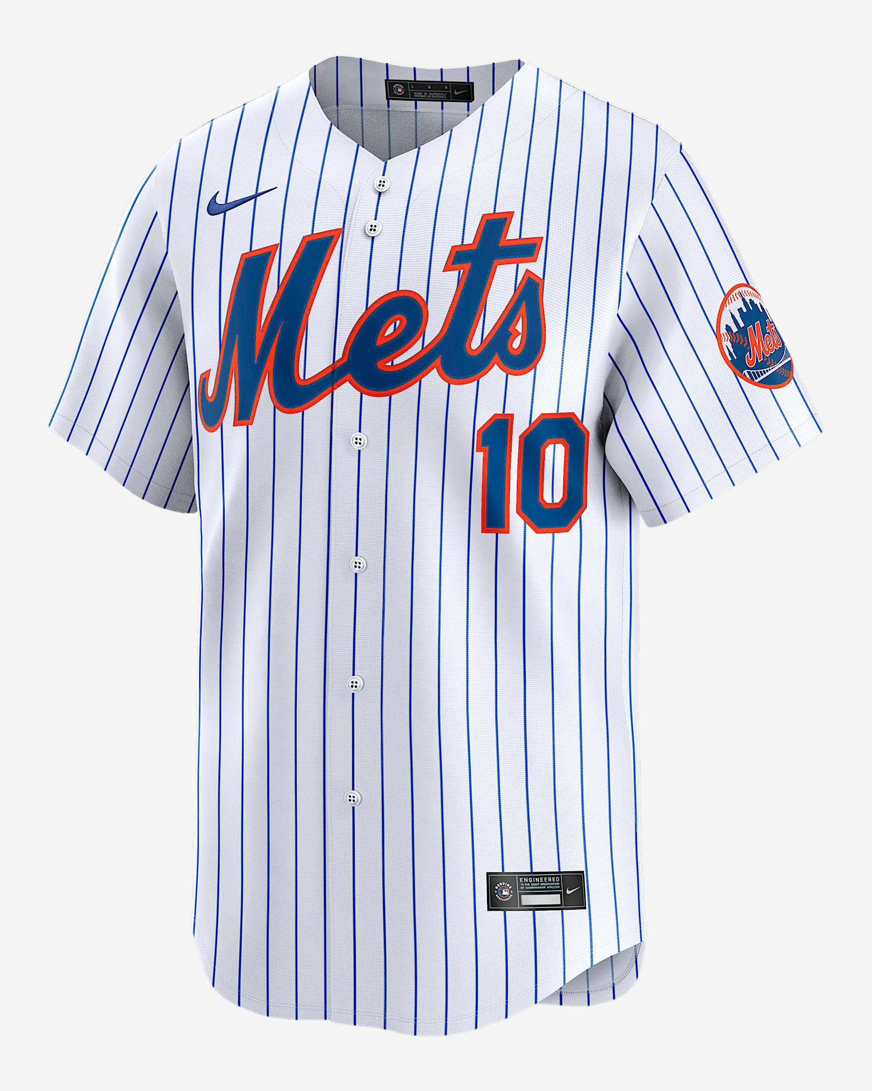 Jersey Nike Dri-FIT ADV de la MLB Limited para hombre Ronny Mauricio New York Mets - Blanco
