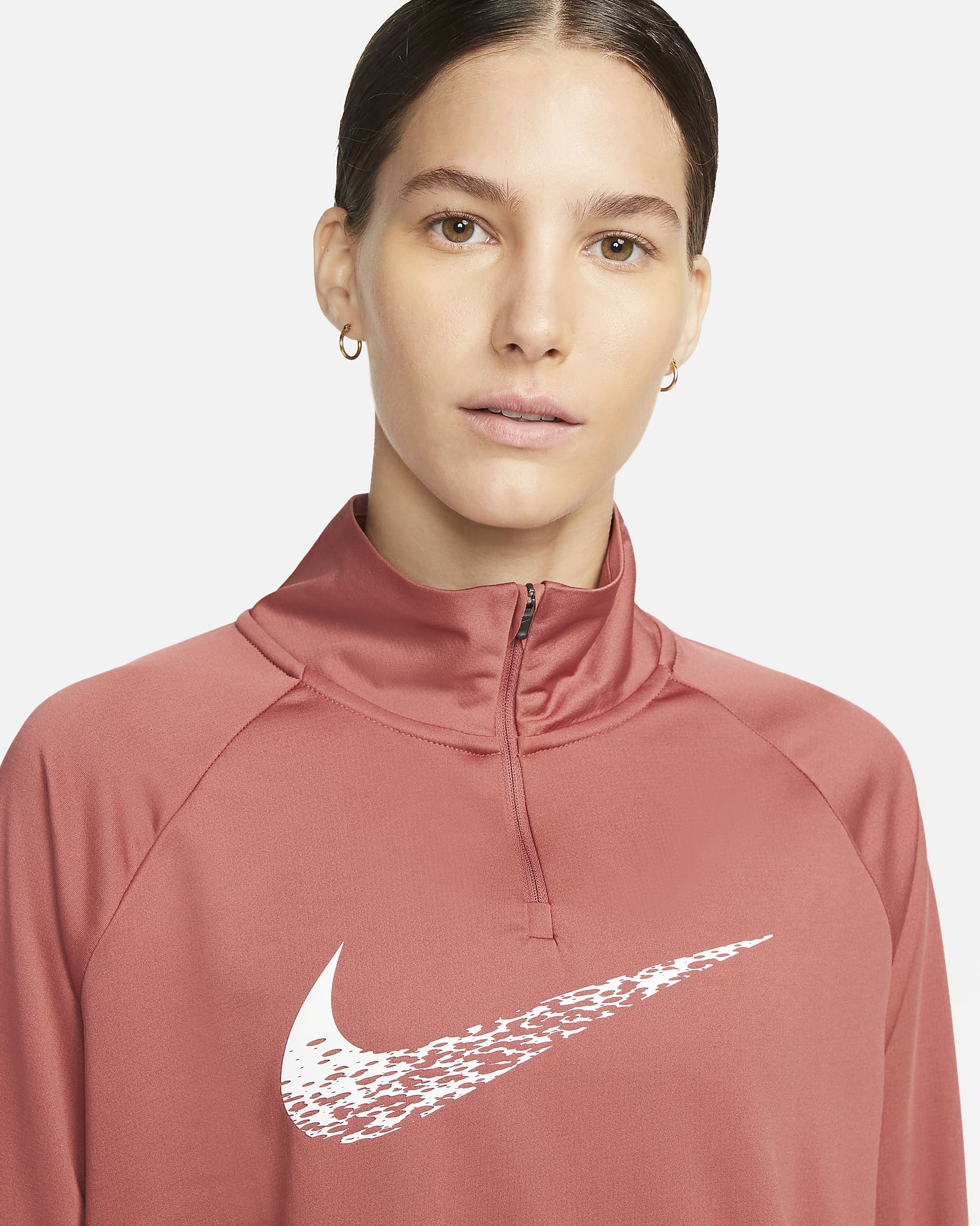 Nike Dri Fit Swoosh Run Womens Running Midlayer Nike Dk 0217