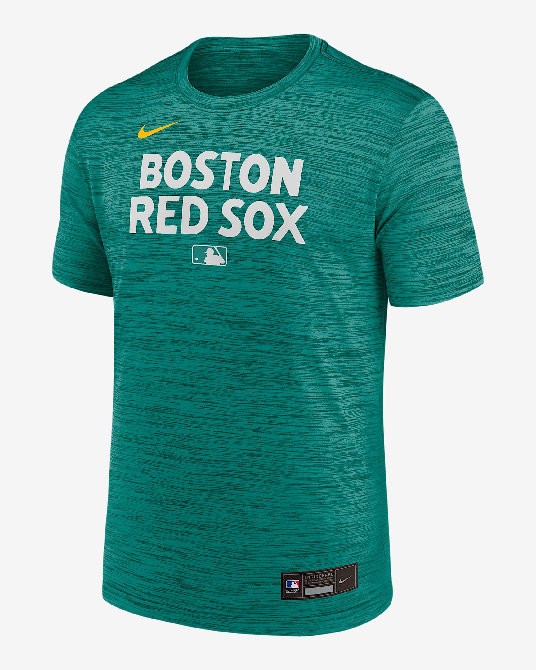 Boston Red Sox Authentic Collection City Connect Velocity Men's Nike Dri-FIT MLB T-Shirt - Blue