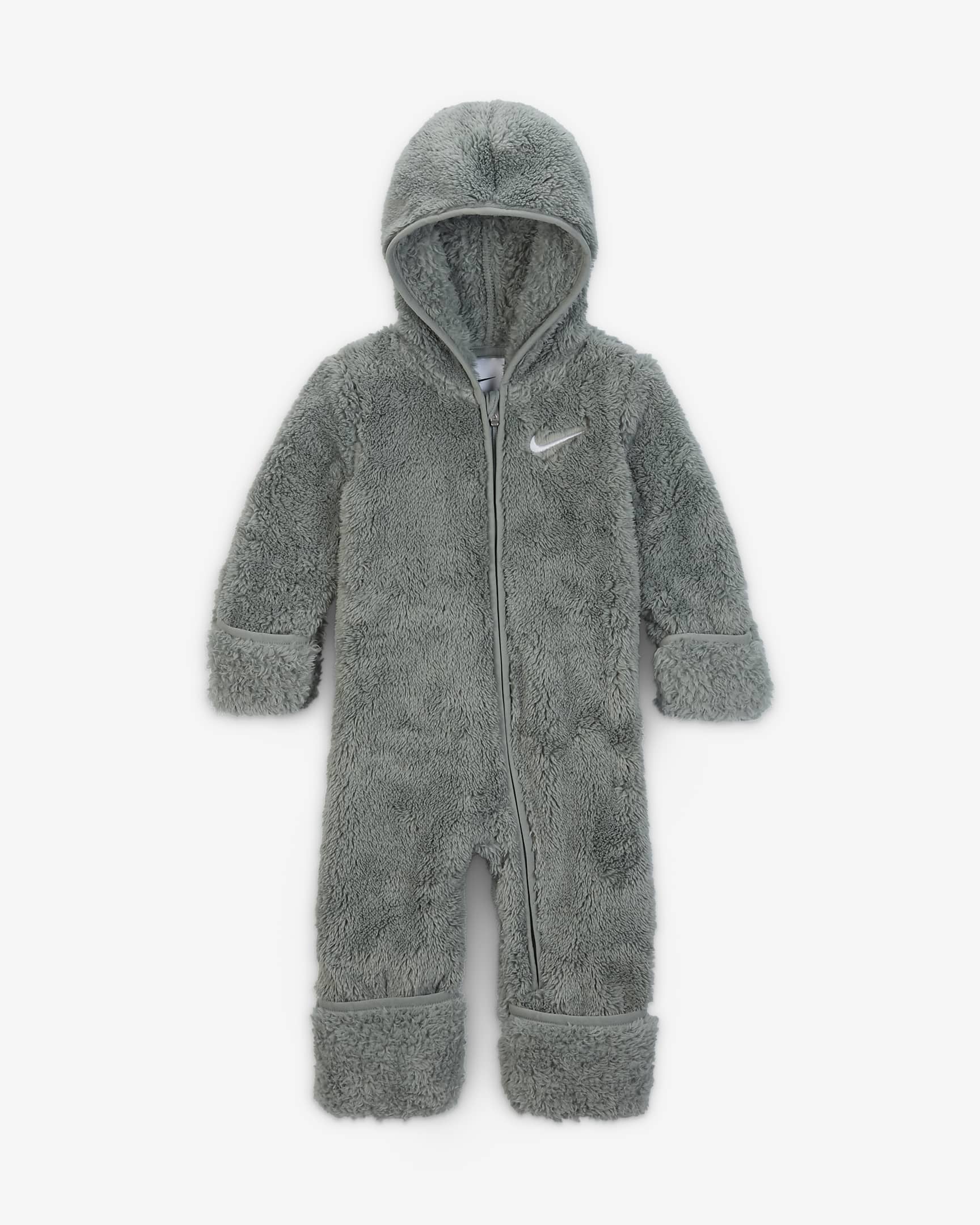 Mono para bebé Nike Hooded Sherpa Coverall - Verde mica