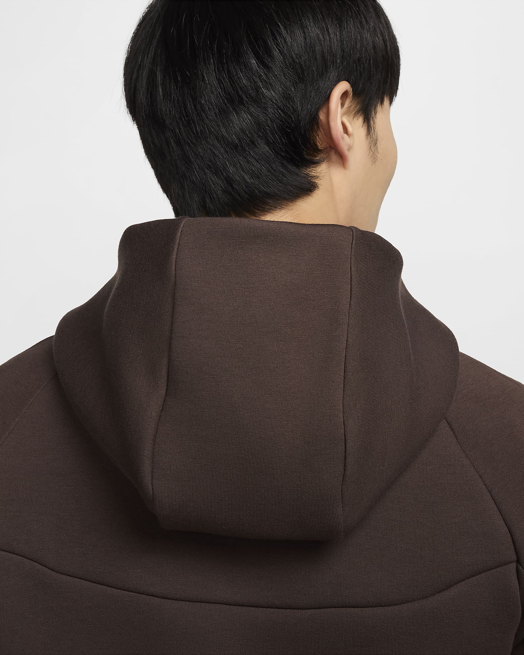 Nike Tech Men's Full-Zip Windrunner Hoodie - Baroque Brown/Black