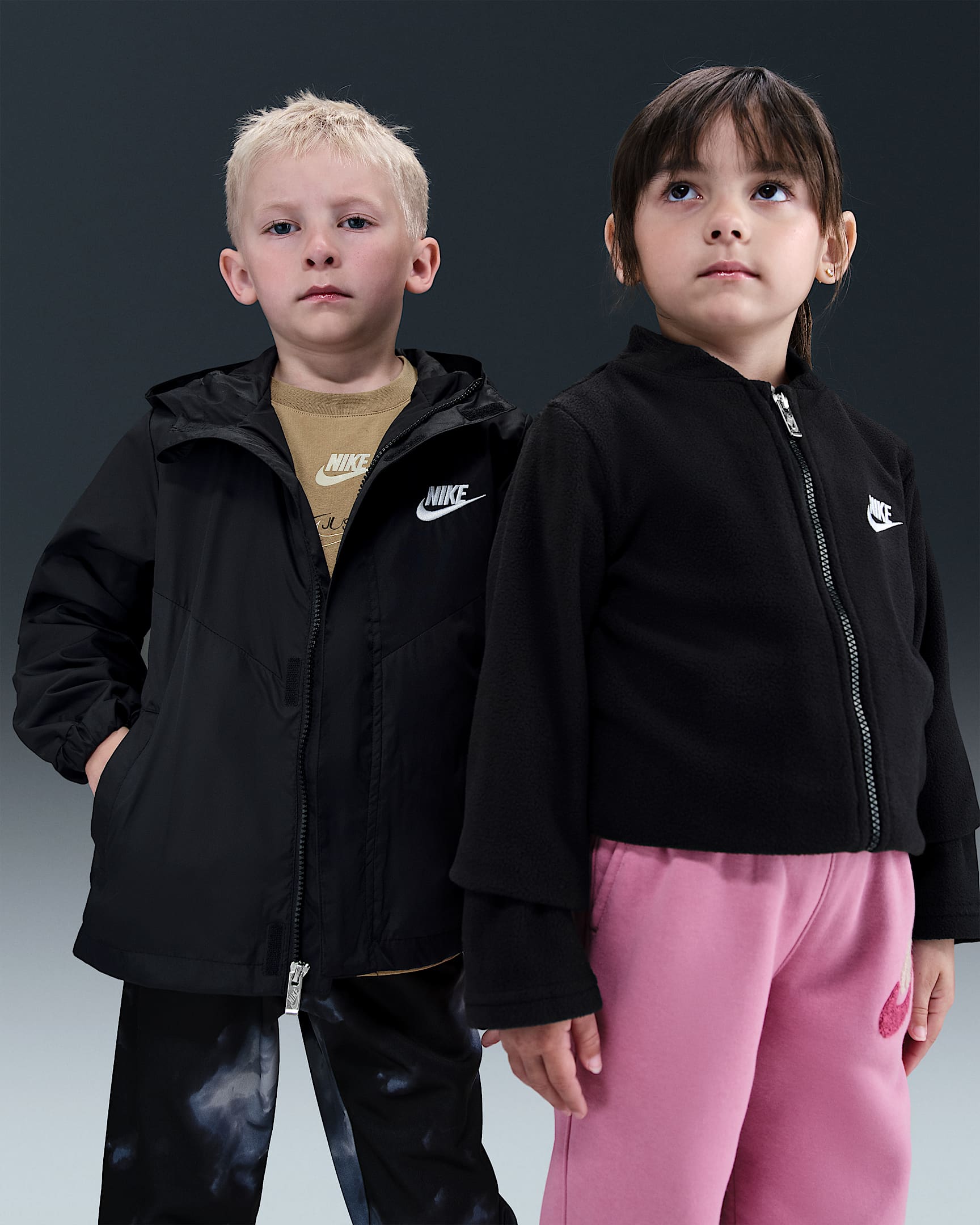 Nike Little Kids' System Jacket - Black