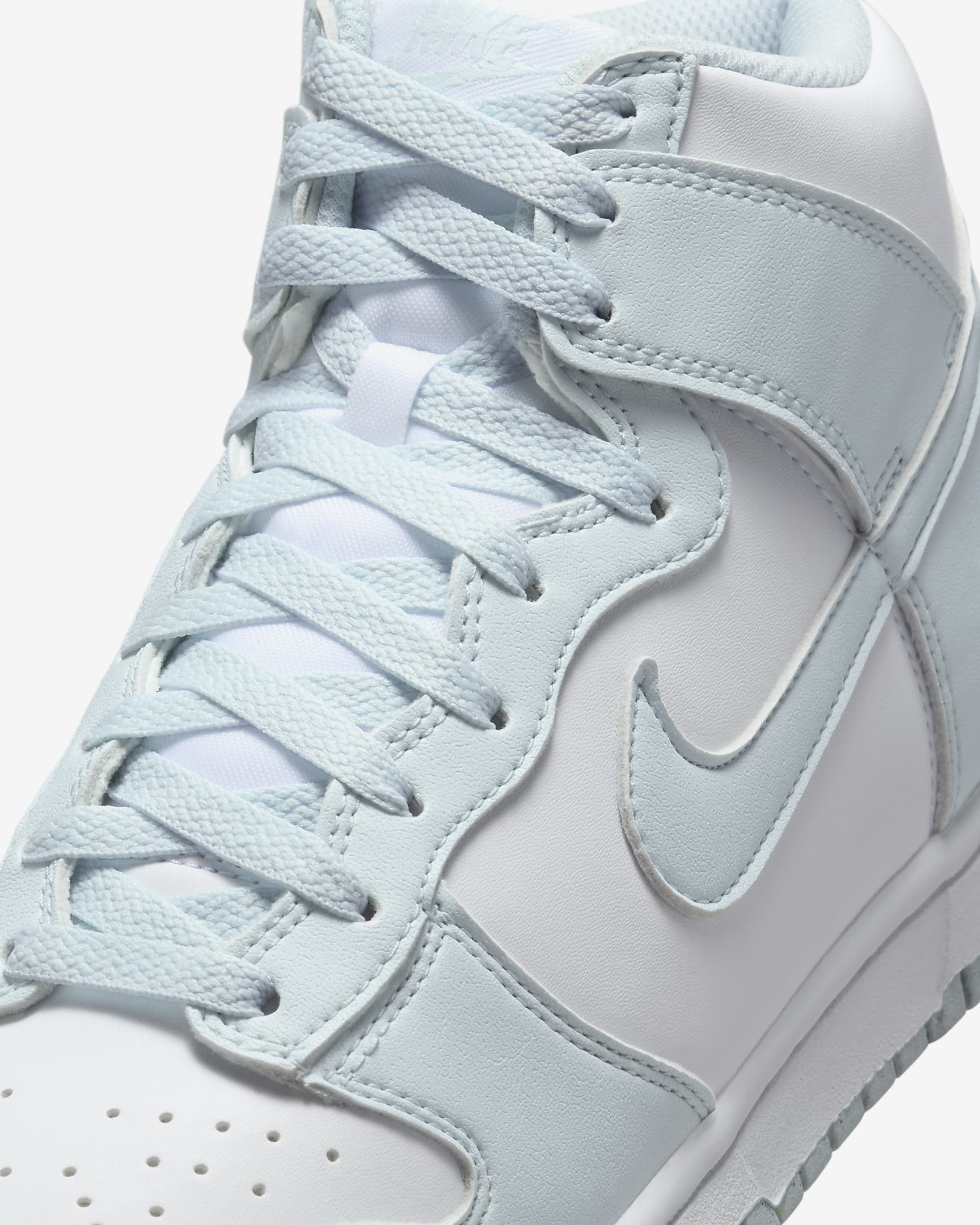 Sapatilhas Nike Dunk High Next Nature para mulher - Branco/Branco/Azul Glacier