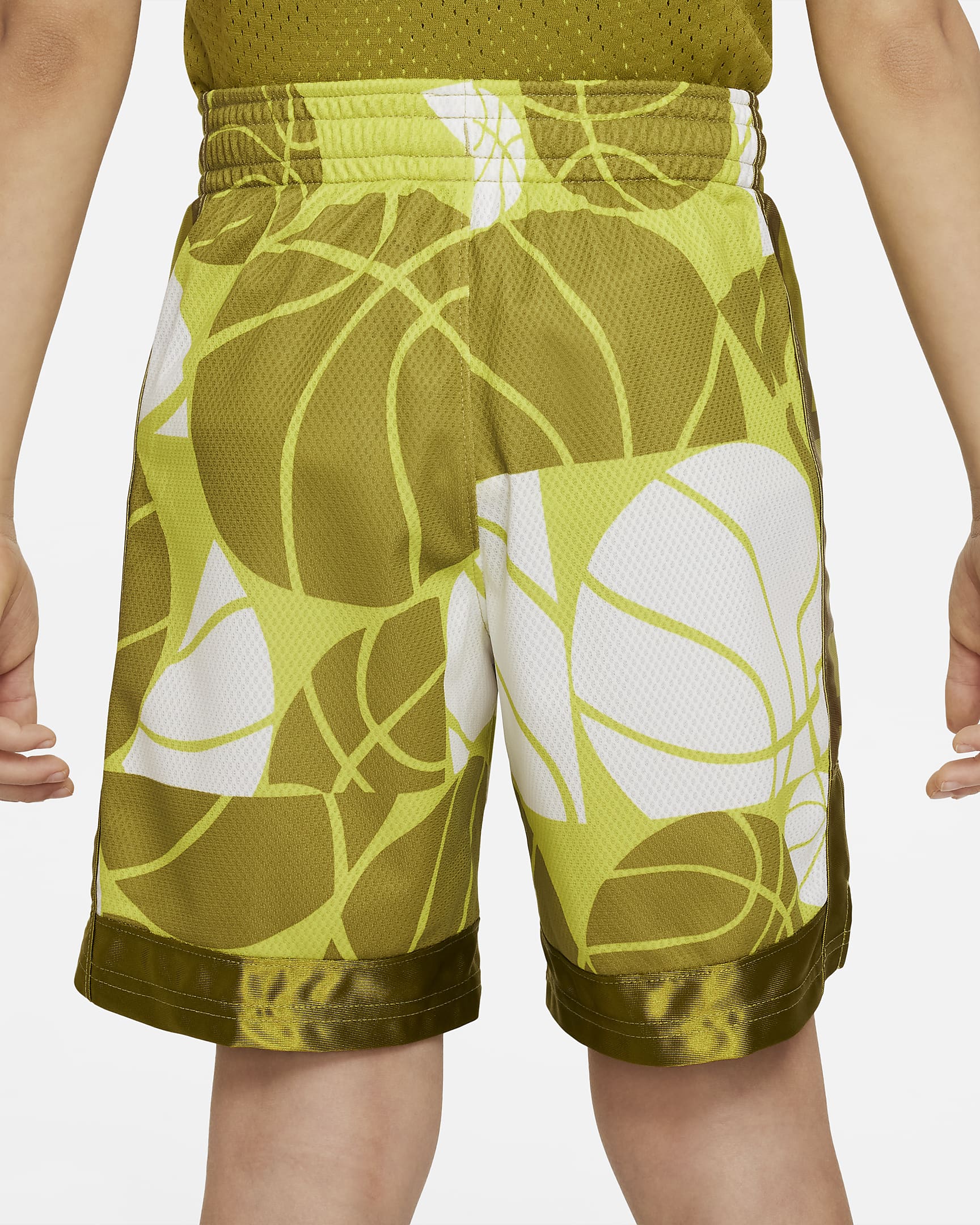 Nike DriFIT Elite Big Kids' Printed Basketball Shorts.