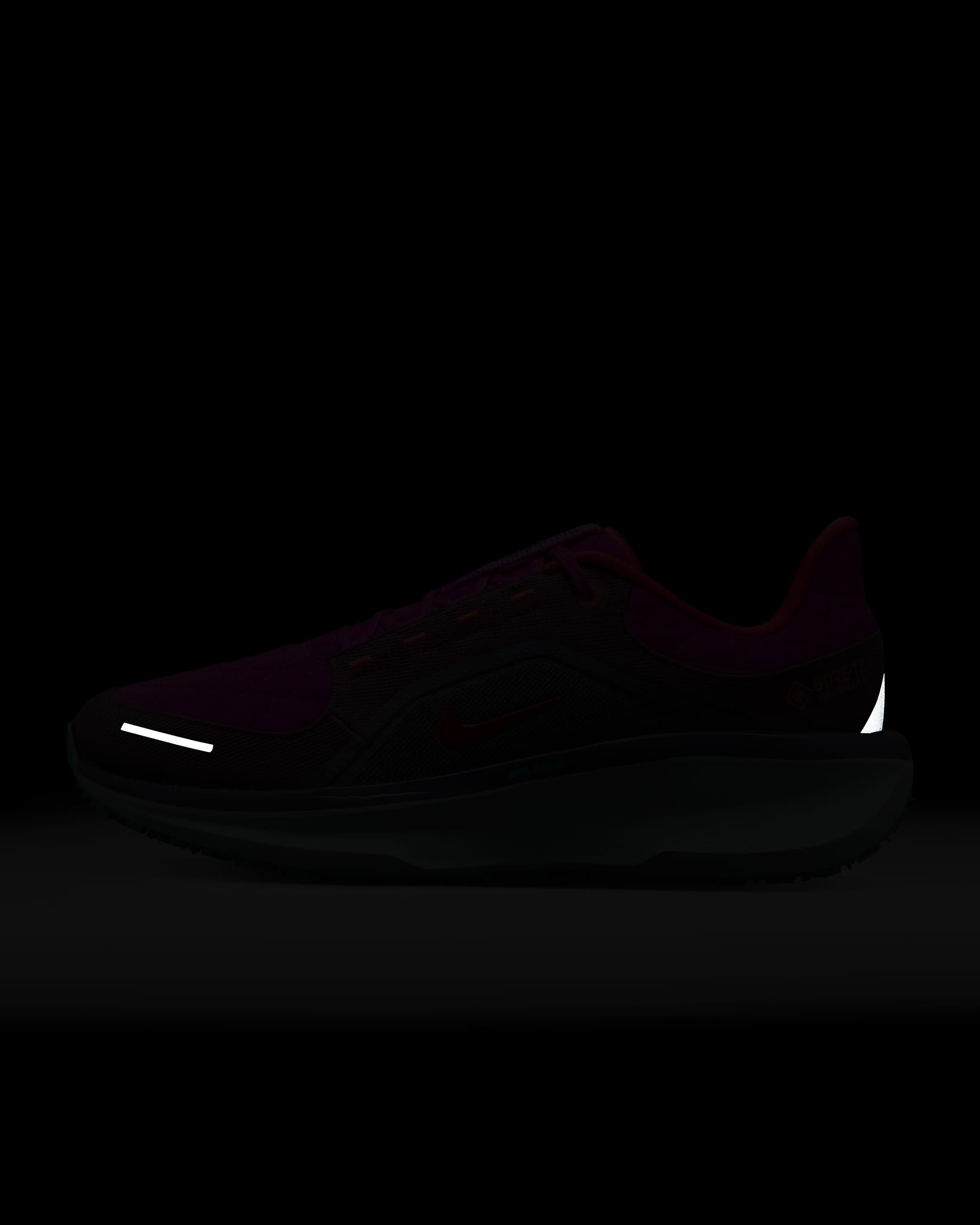 Nike Winflo 11 GORE-TEX SE Men's Waterproof Road Running Shoes - Vivid Grape/Dark Raisin/Green Frost/Bright Crimson