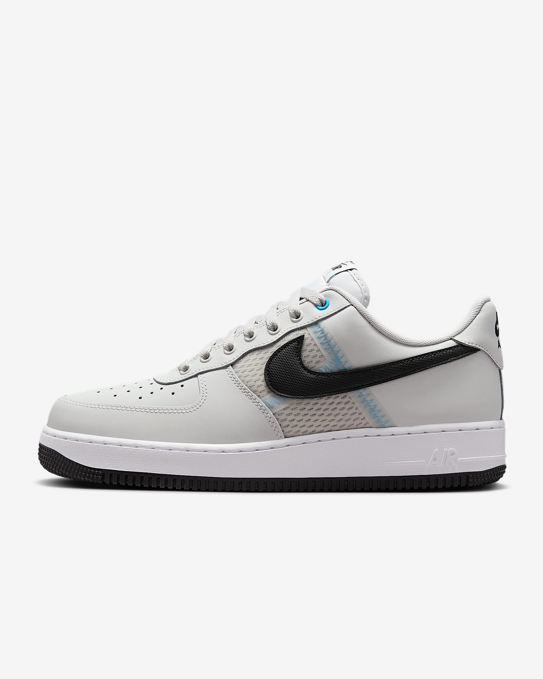 Nike Air Force 1 '07 LV8 Erkek Ayakkabısı - Photon Dust/University Blue/Beyaz/Siyah
