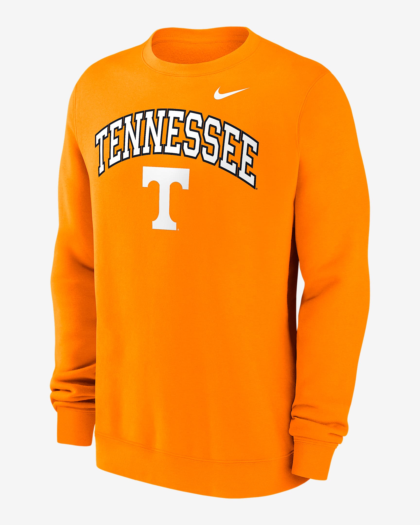 Tennessee Arch Men's Nike College Pullover Crew - Team Orange