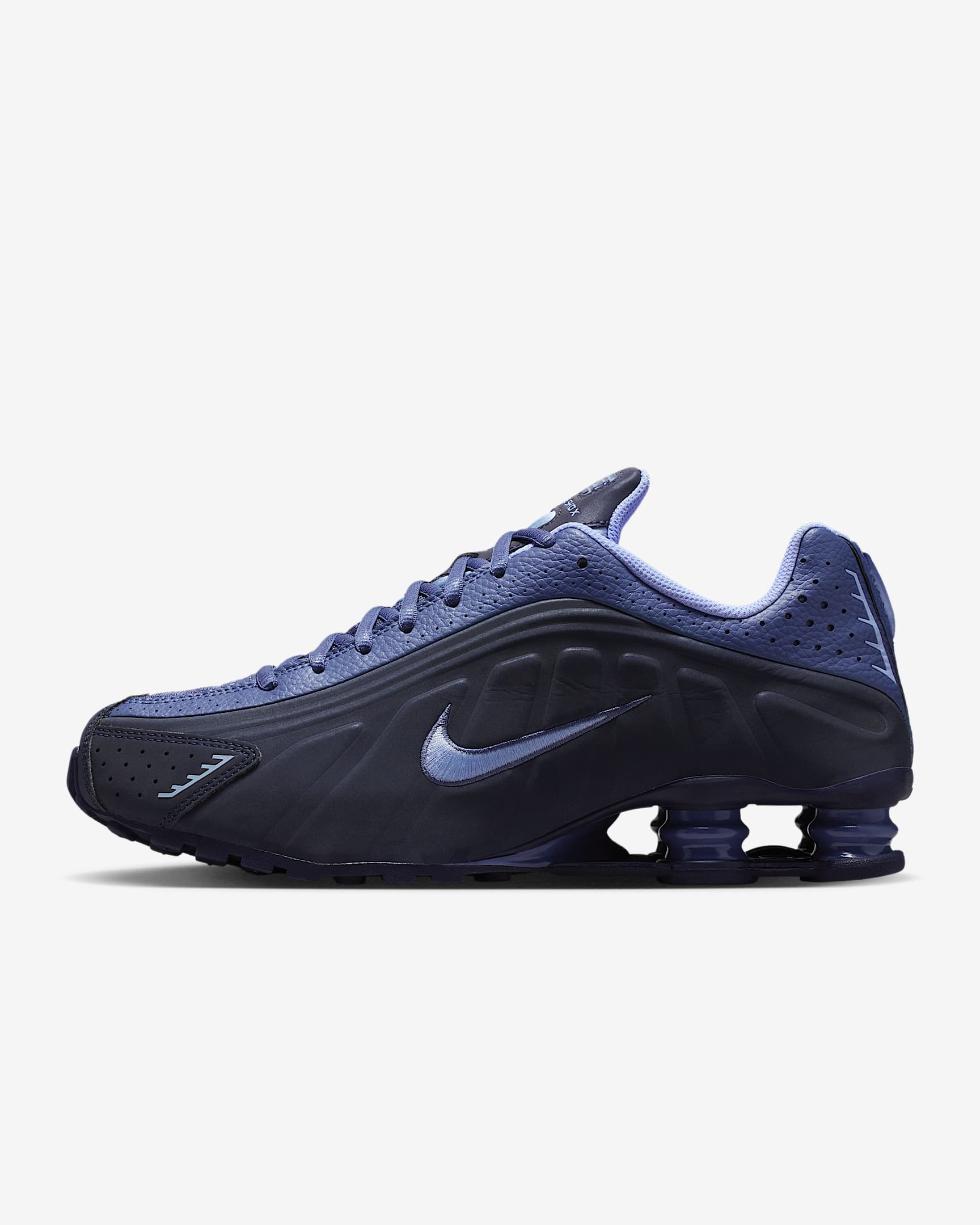 Nike Shox R4 Men's Shoes - Obsidian/Diffused Blue/Aluminium