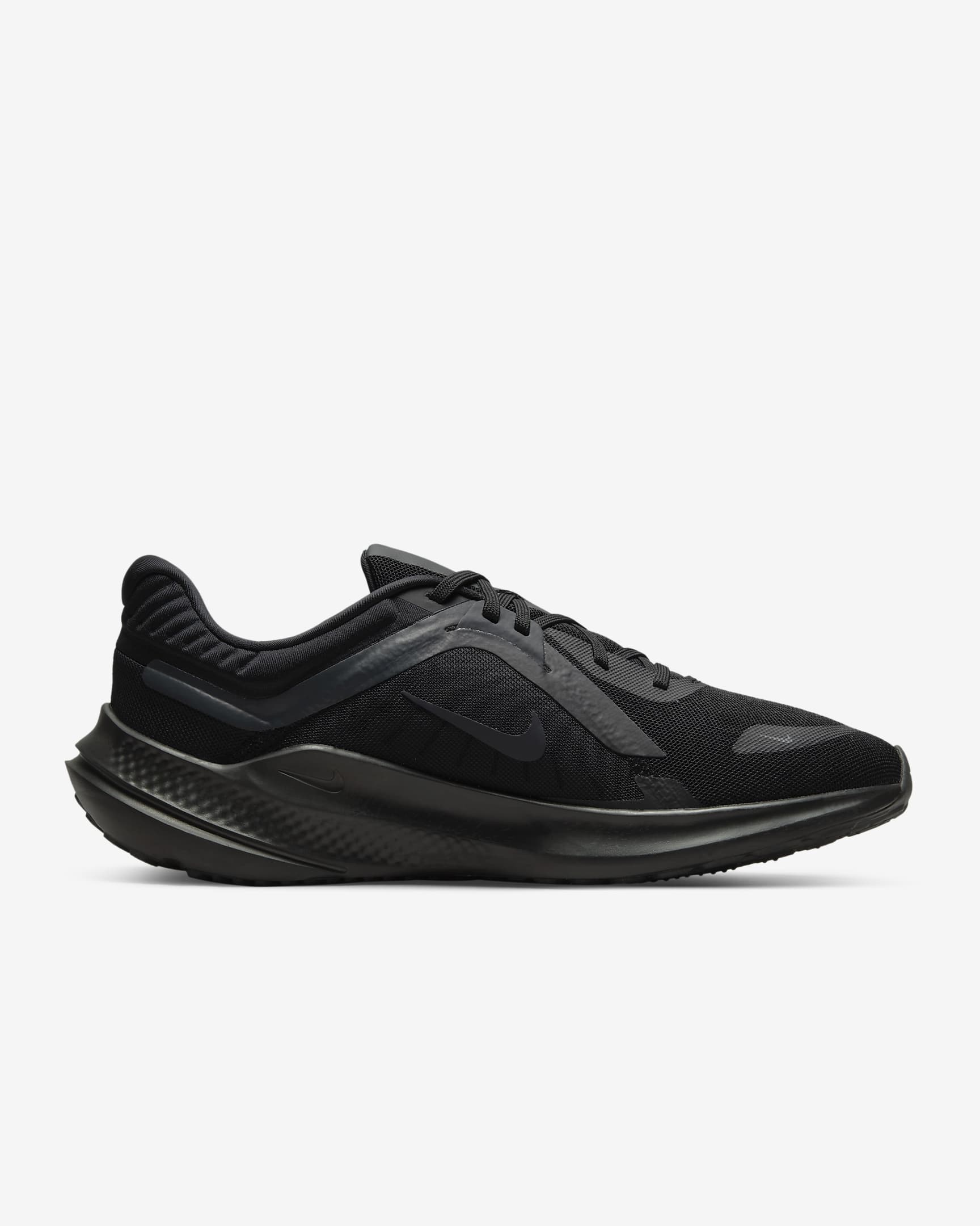 Nike Quest 5 Men's Road Running Shoes - Black/Dark Smoke Grey