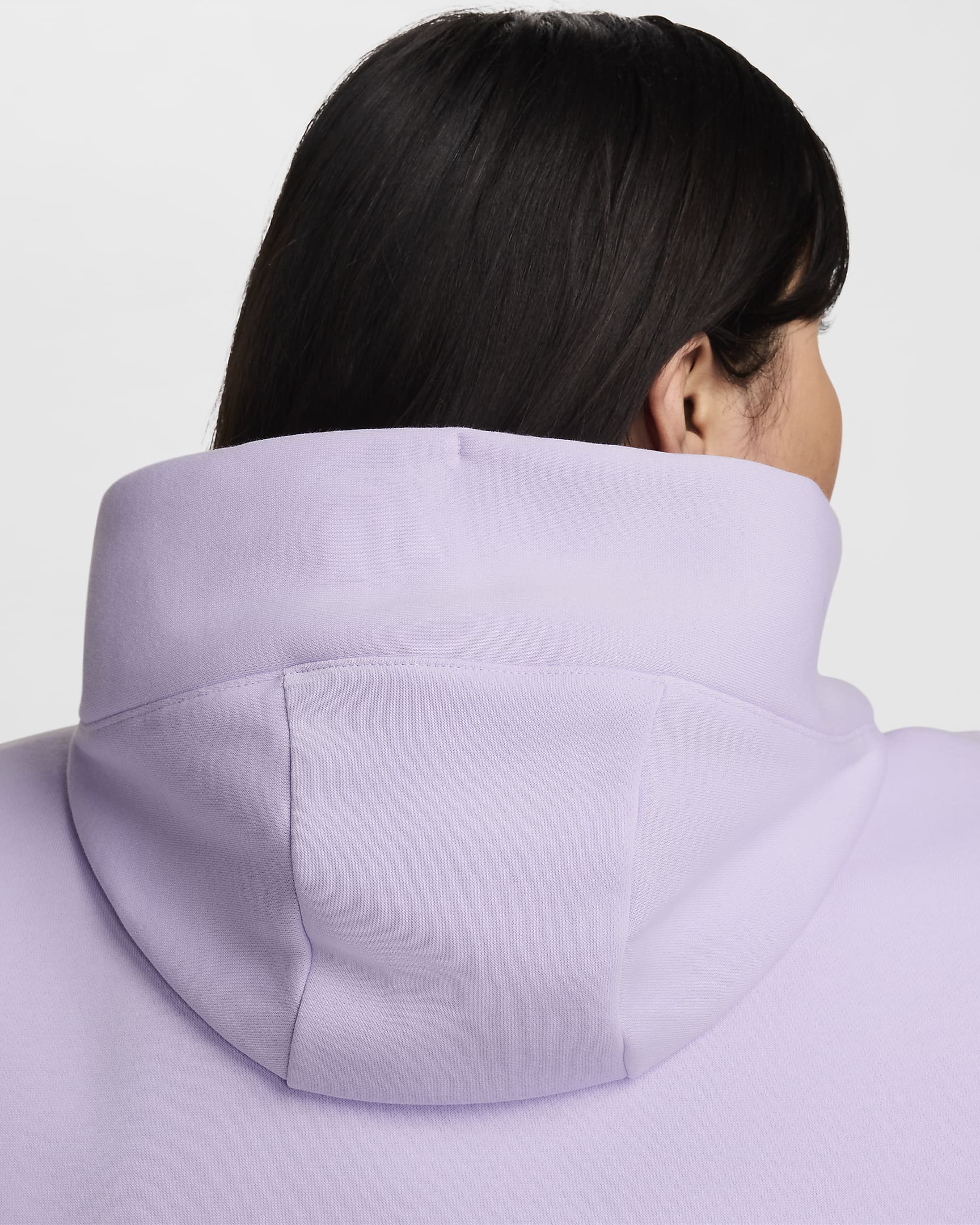 Nike Sportswear Phoenix Fleece Oversize-Hoodie für Damen (große Größe) - Violet Mist/Sail