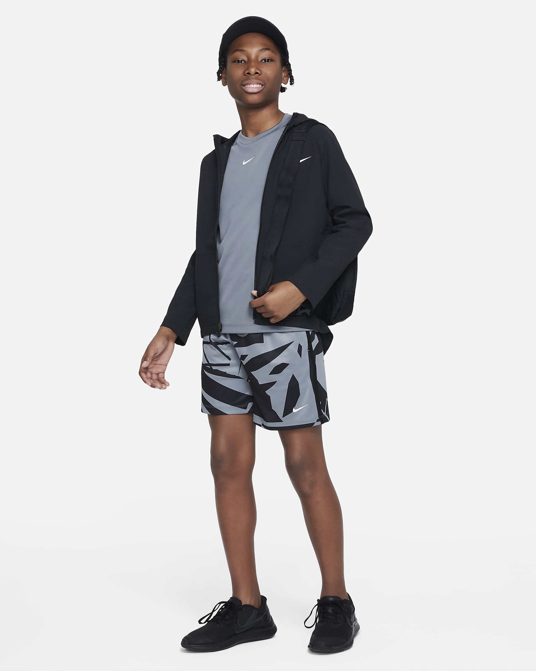 Nike Dri-FIT Multi+ Older Kids' (Boys') Printed Training Shorts. Nike ZA