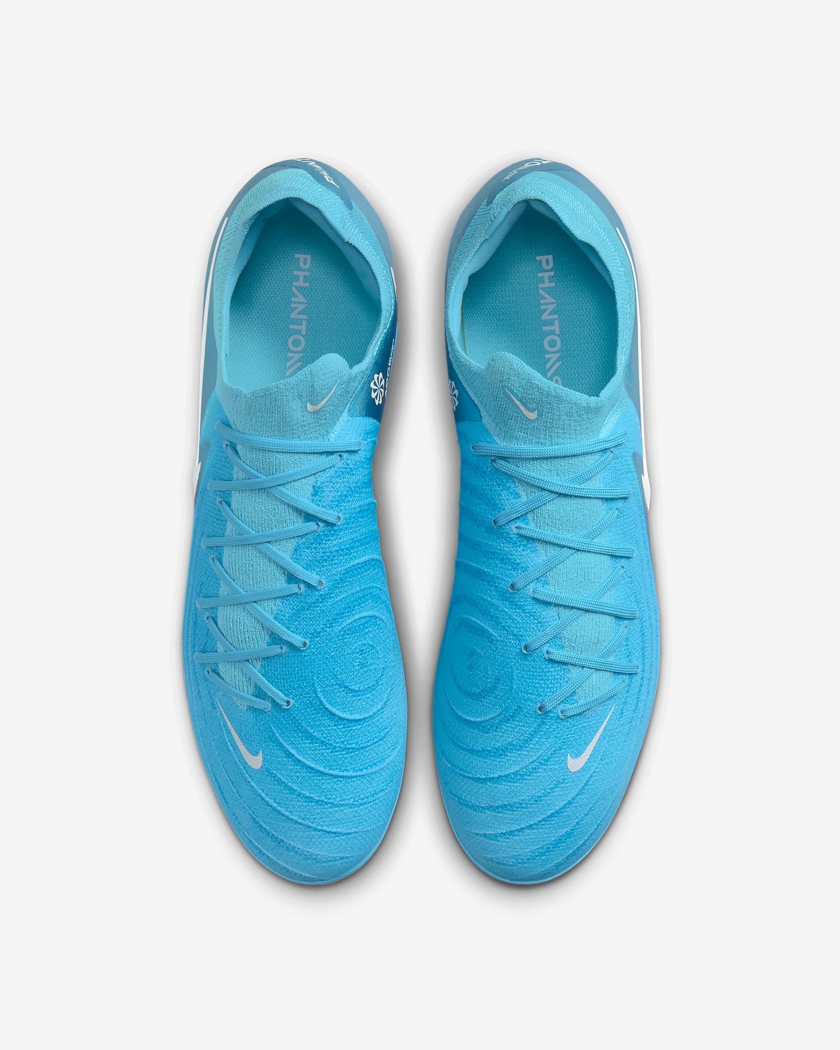 Chuteiras de futebol de cano baixo AG Nike Phantom GX 2 Pro - Azul Fury/Branco