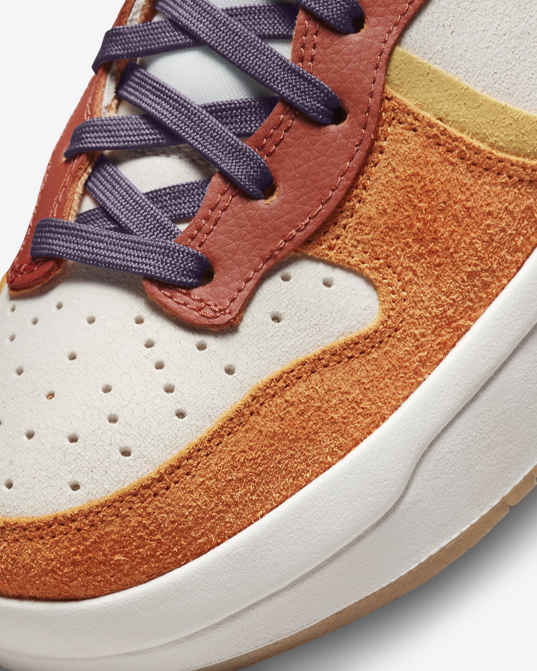 Nike Dunk High Up Premium Women's Shoes - Sail/Harvest Moon/Hot Curry/Canyon Purple