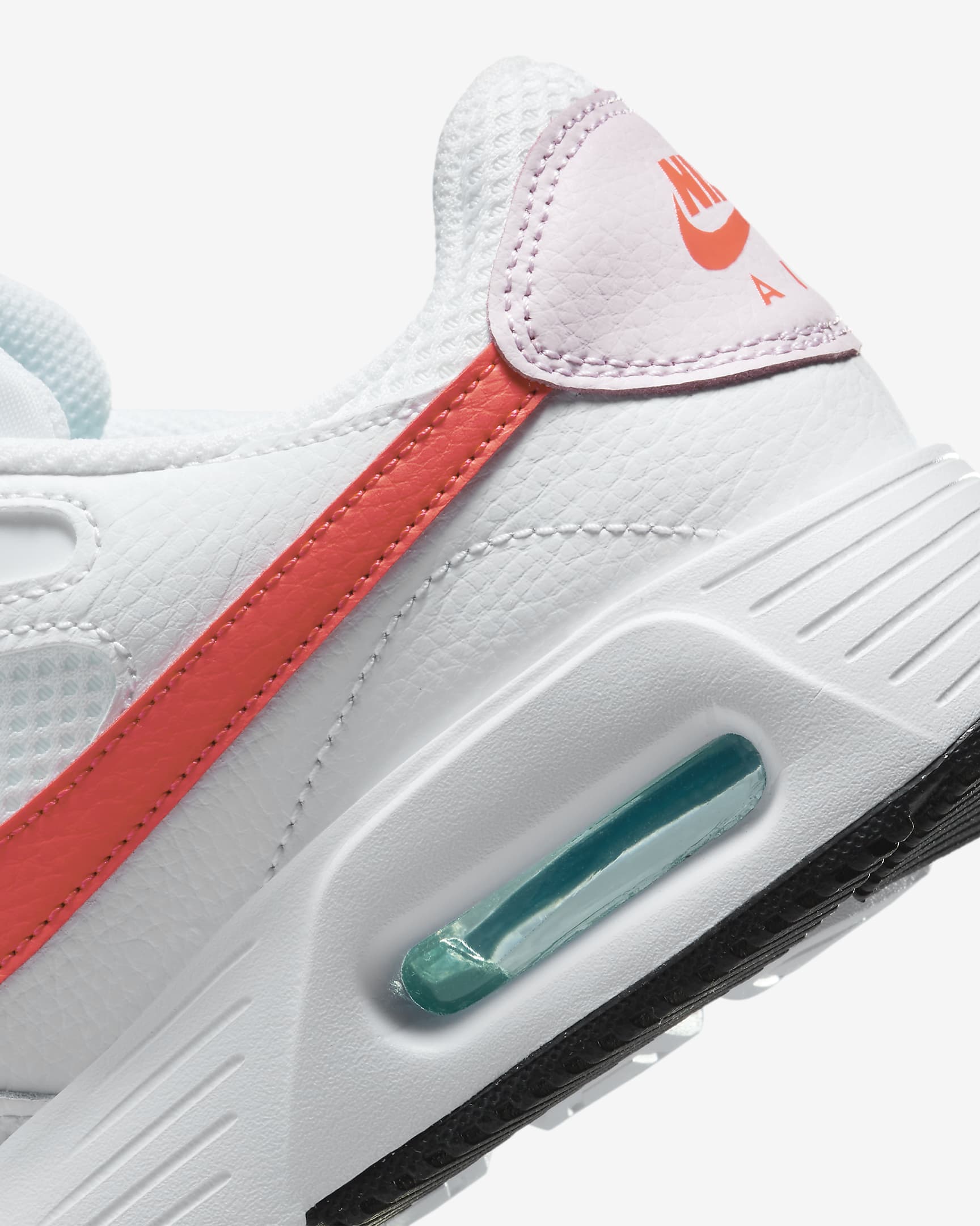 Nike Air Max SC Women's Shoes - White/Pink Foam/Light Laser Orange/Bright Crimson