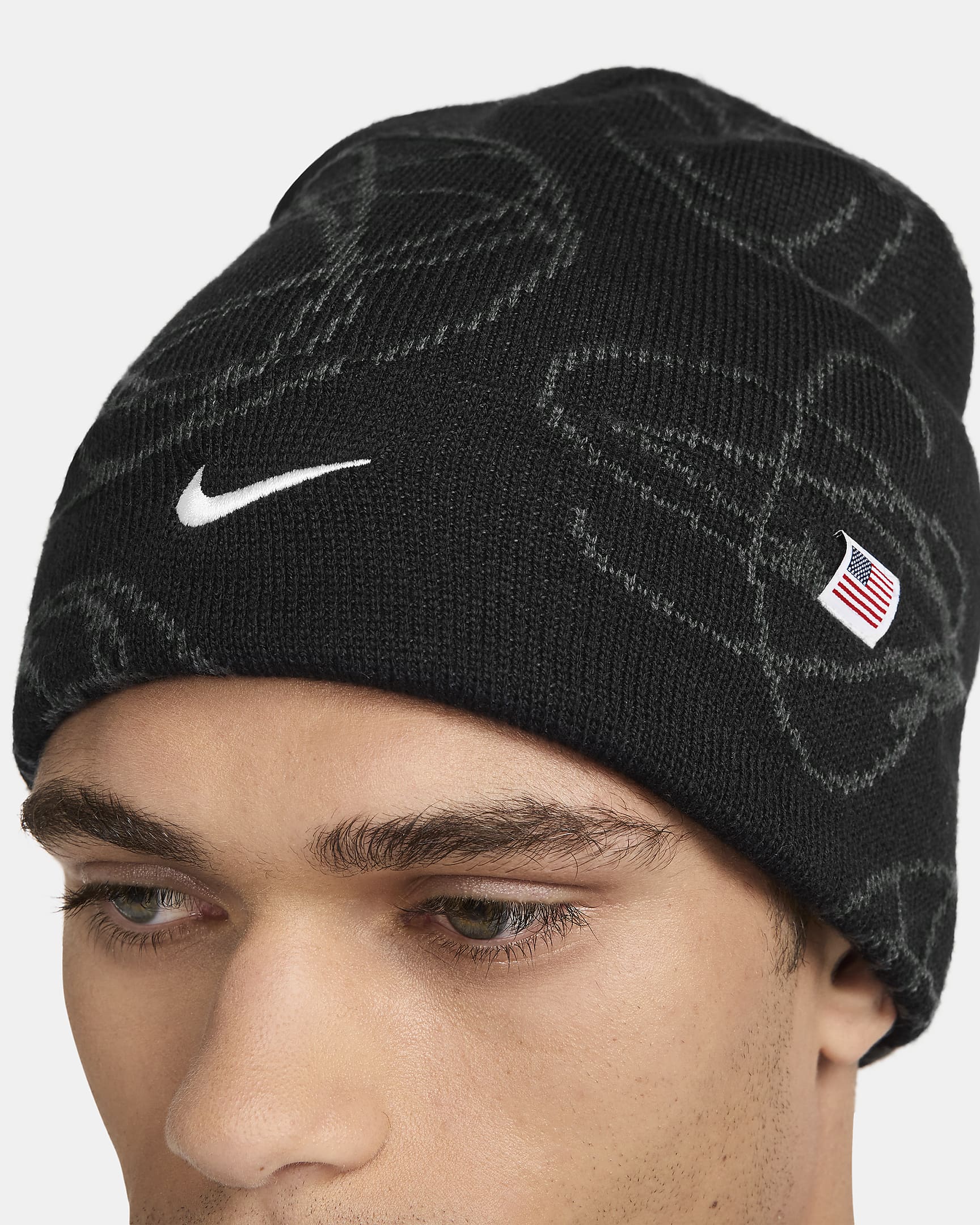 VS Peak Nike Breaking beanie - Zwart/Wit