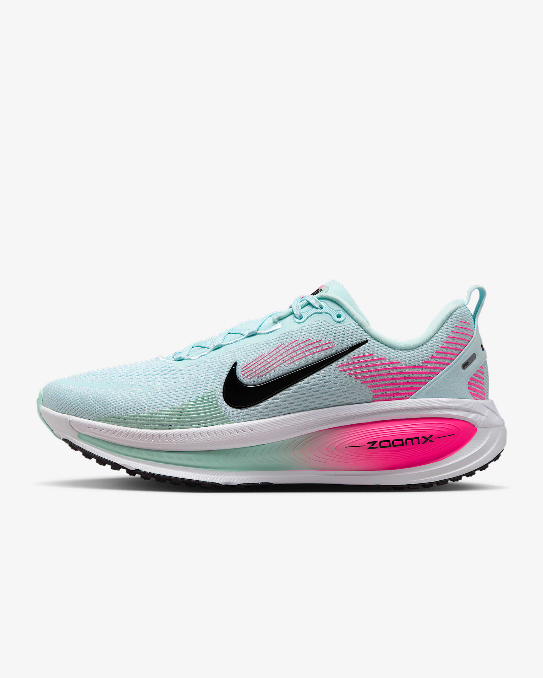 Nike Vomero 18 Men's Road Running Shoes - Glacier Blue/White/Hyper Pink/Black
