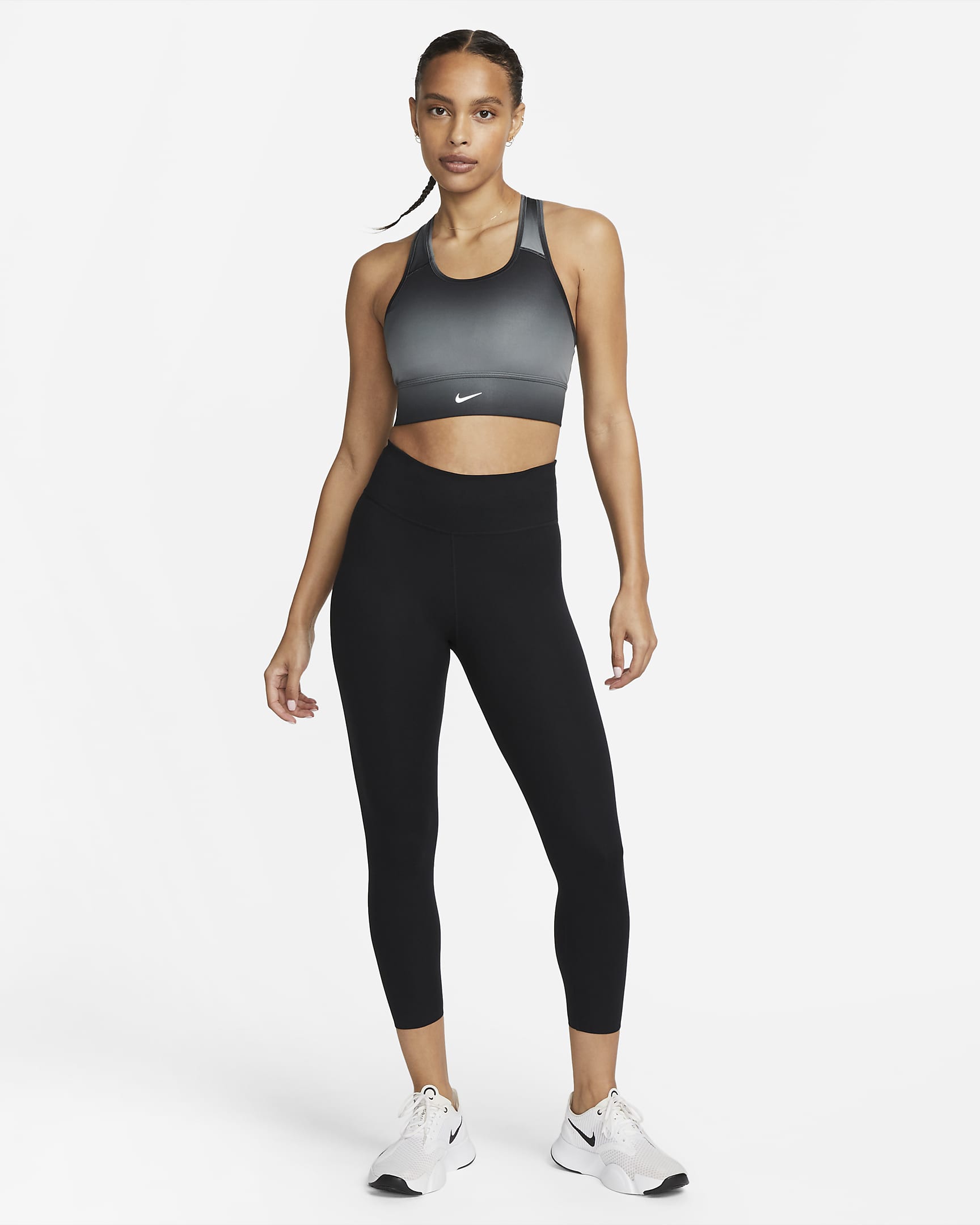 Nike Swoosh Run Women's Medium-Support Longline Padded Sports Bra. Nike BE