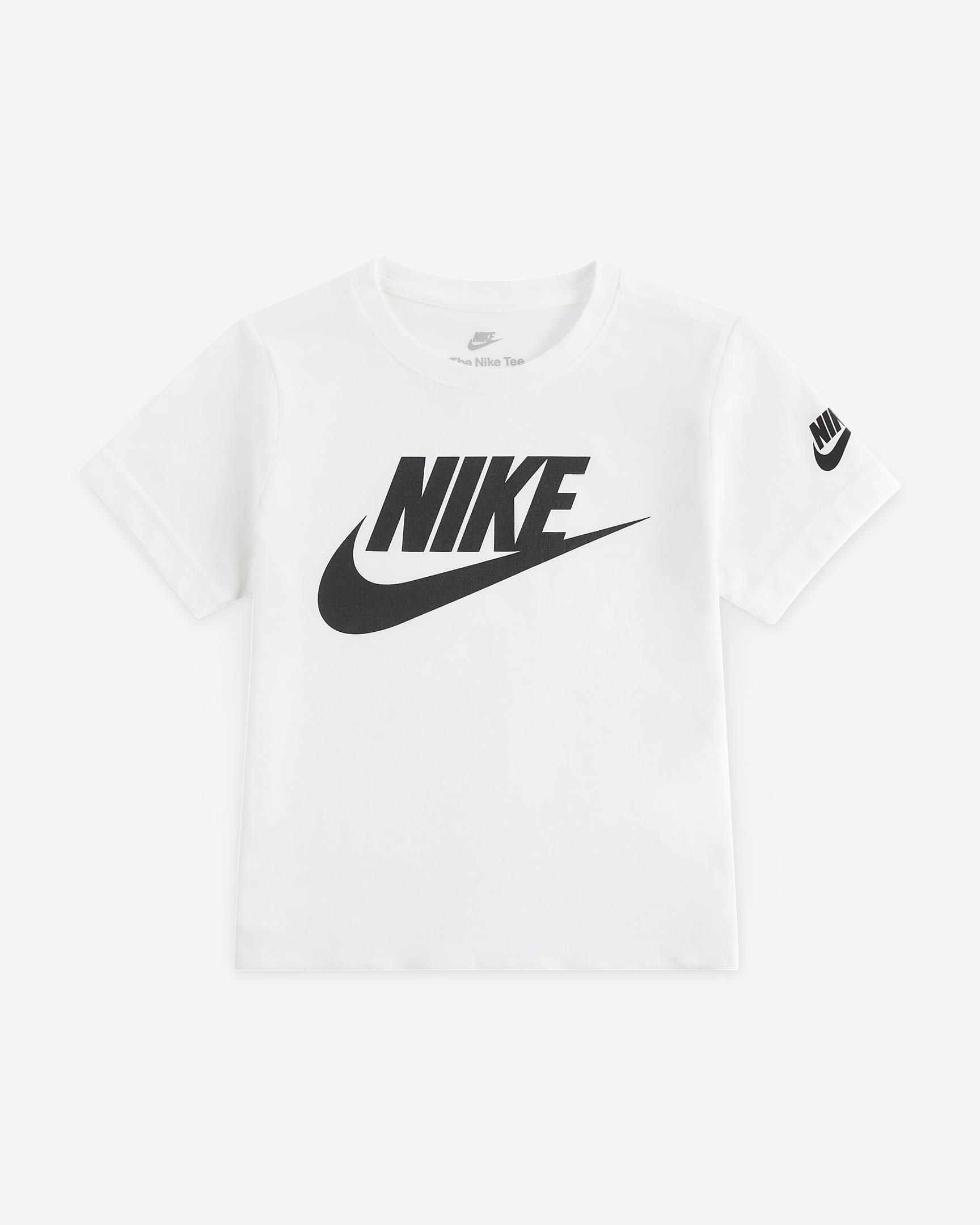 T-shirt dla małych dzieci Nike - Biel