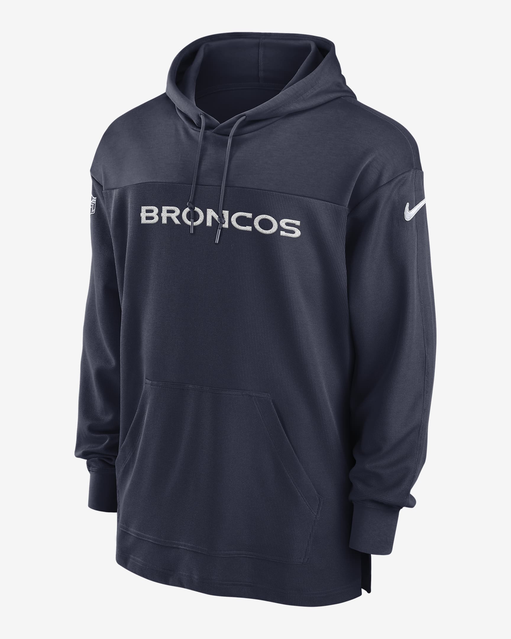 Denver Broncos Sideline Men's Nike Dri-FIT NFL Long-Sleeve Hooded Top ...