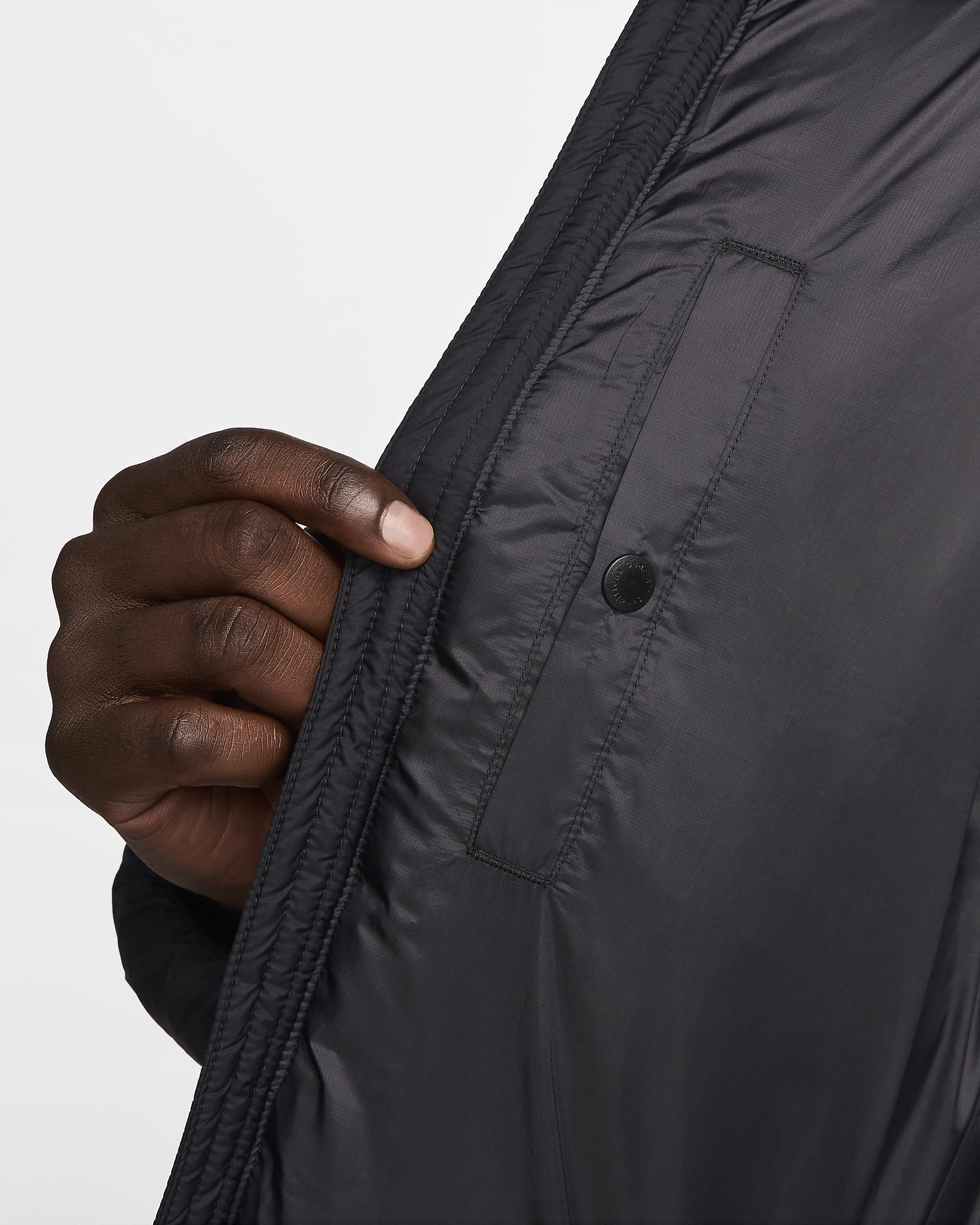 Veste à capuche ample Therma-FIT ADV Nike ACG « Lunar Lake » PrimaLoft® pour homme - Noir/Noir/Summit White