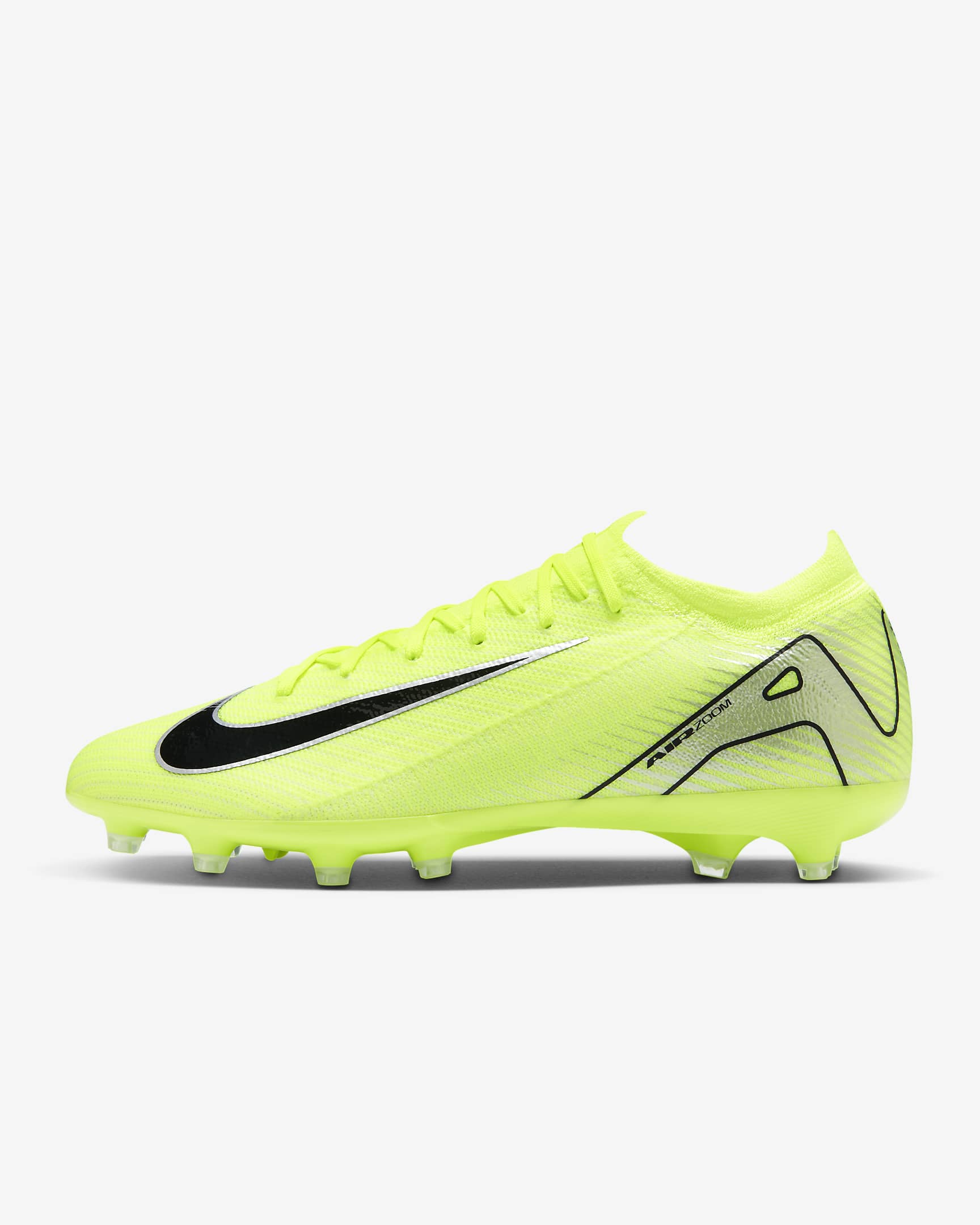 Nike Mercurial Vapor 16 Pro Botas de fútbol de perfil bajo AG-Pro - Volt/Negro