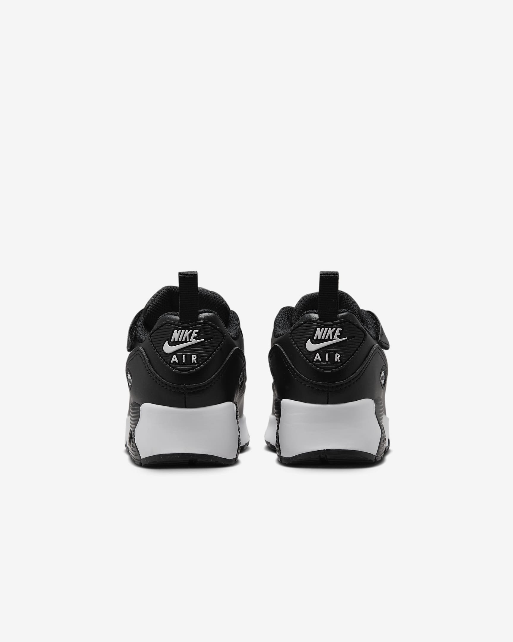 Nike Air Max 90 EasyOn Little Kids' Shoes - Black/Black/White